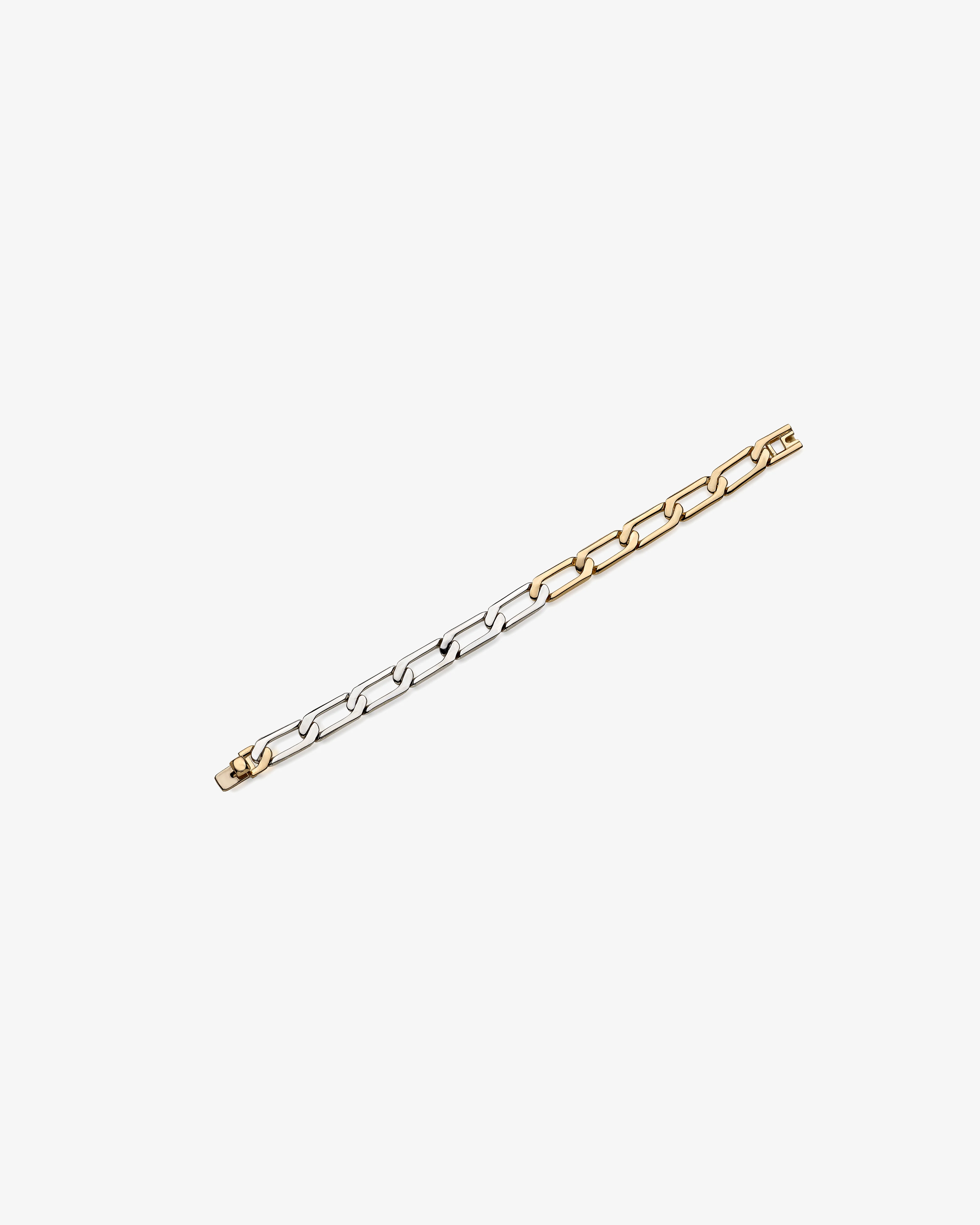 Prasi - Women's Mangueira Chain Bracelet - (Yellow Gold/Platinum) - Image 2