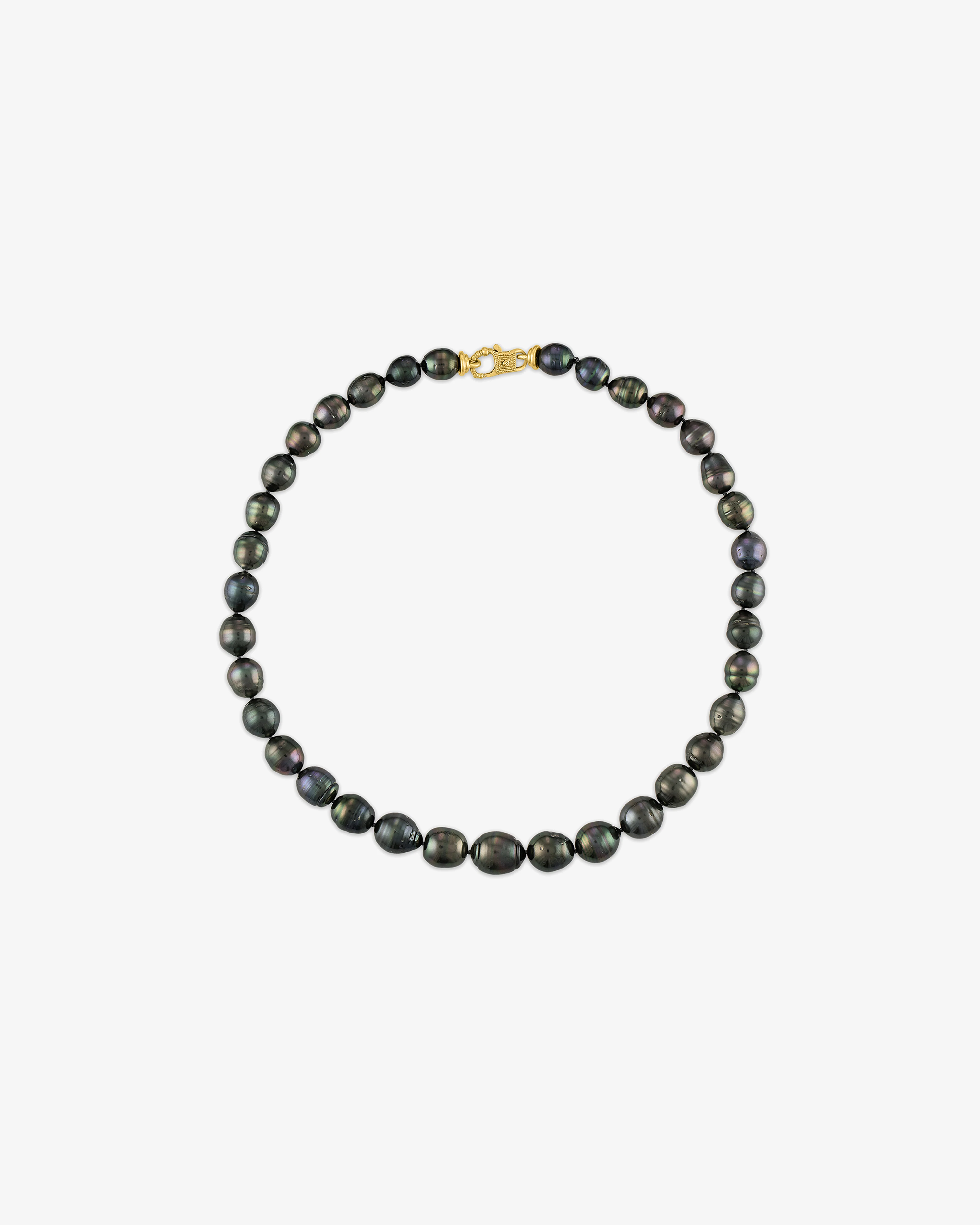 Prounis - Women's Tahitian Pearl Necklace - (Gold) - Image 2