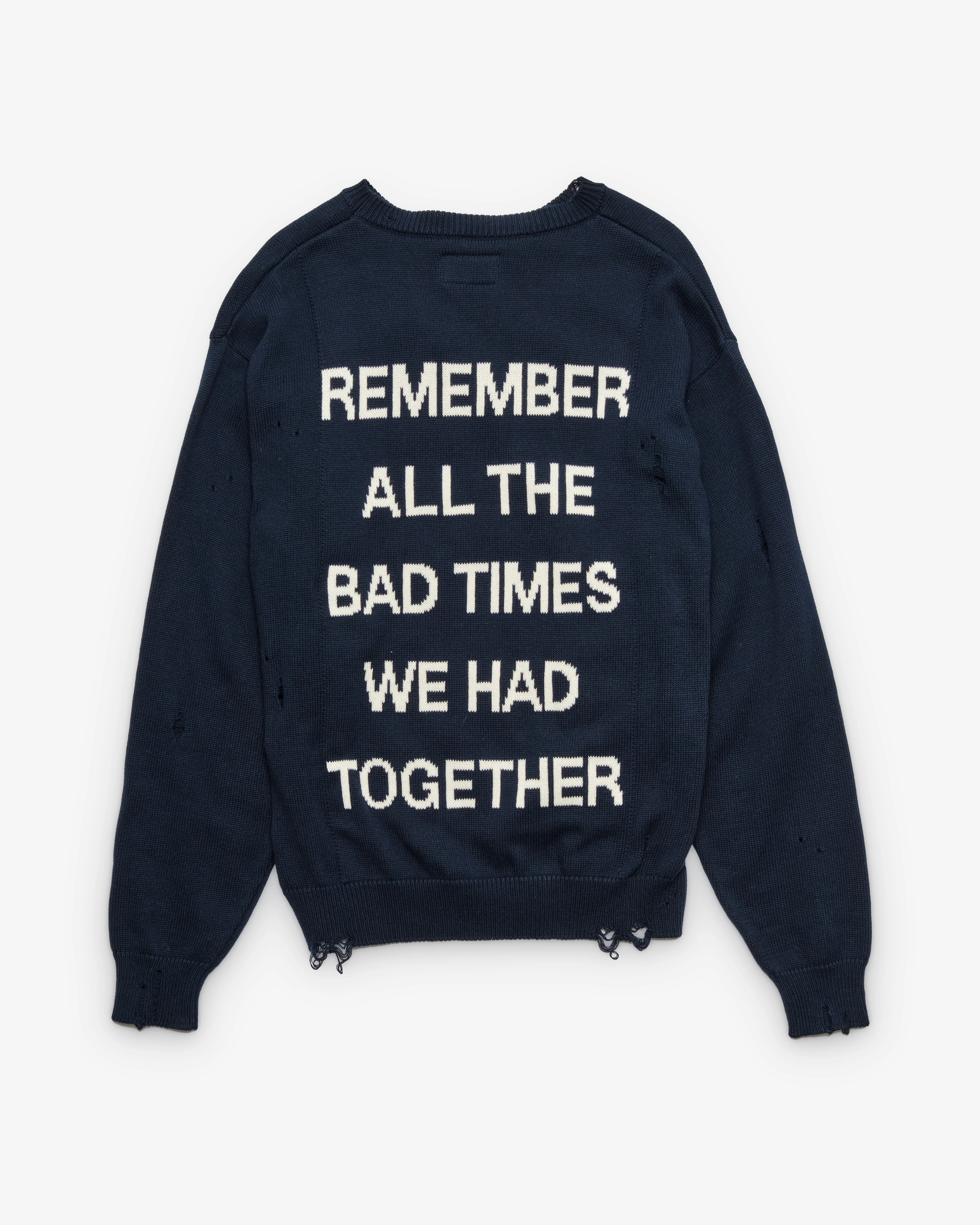 Rassvet - Men's Statement Sweater - (Dark Navy) - Image 2
