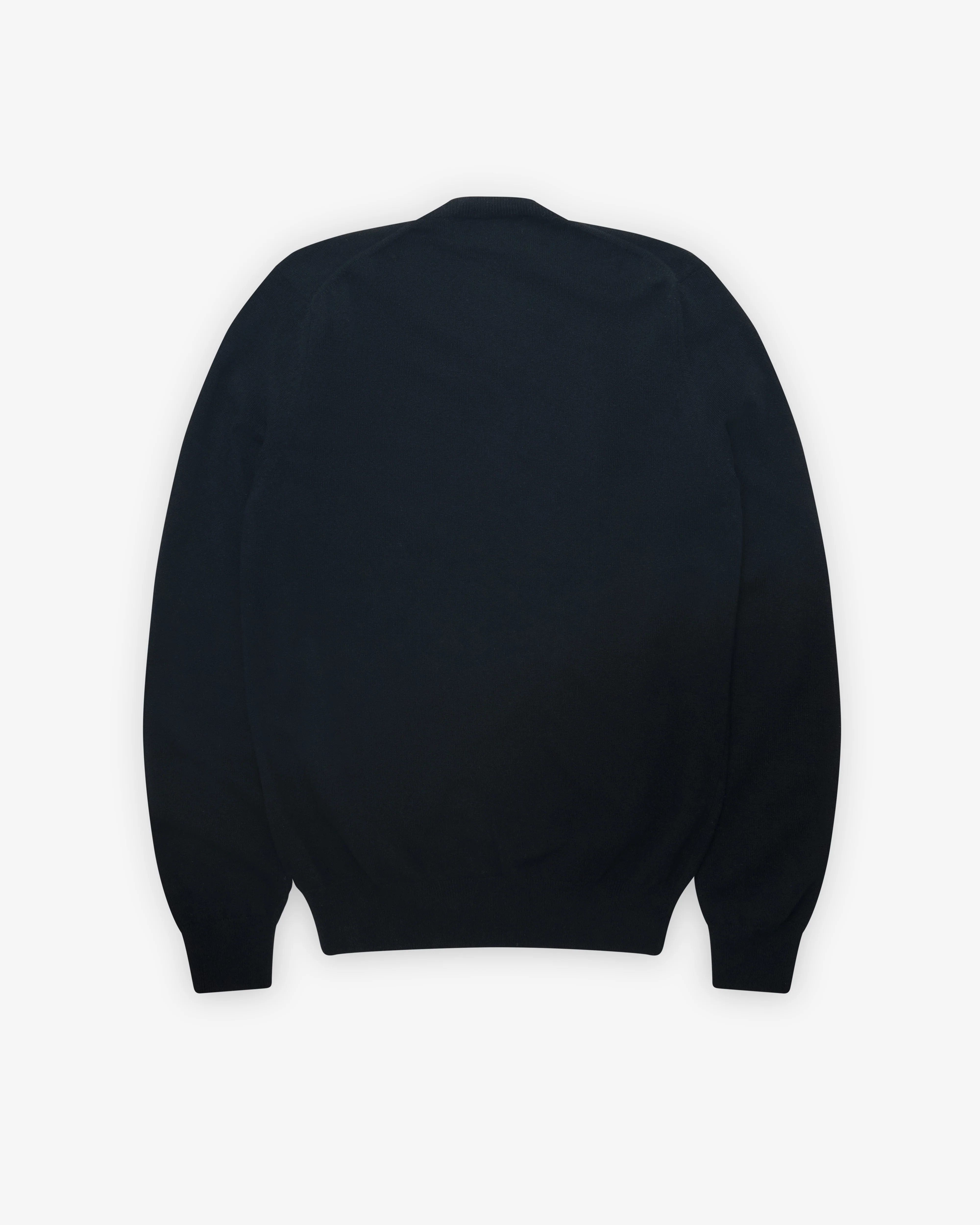Play Comme des Garçons - Red V Neck Sweater - (Black) - Image 2