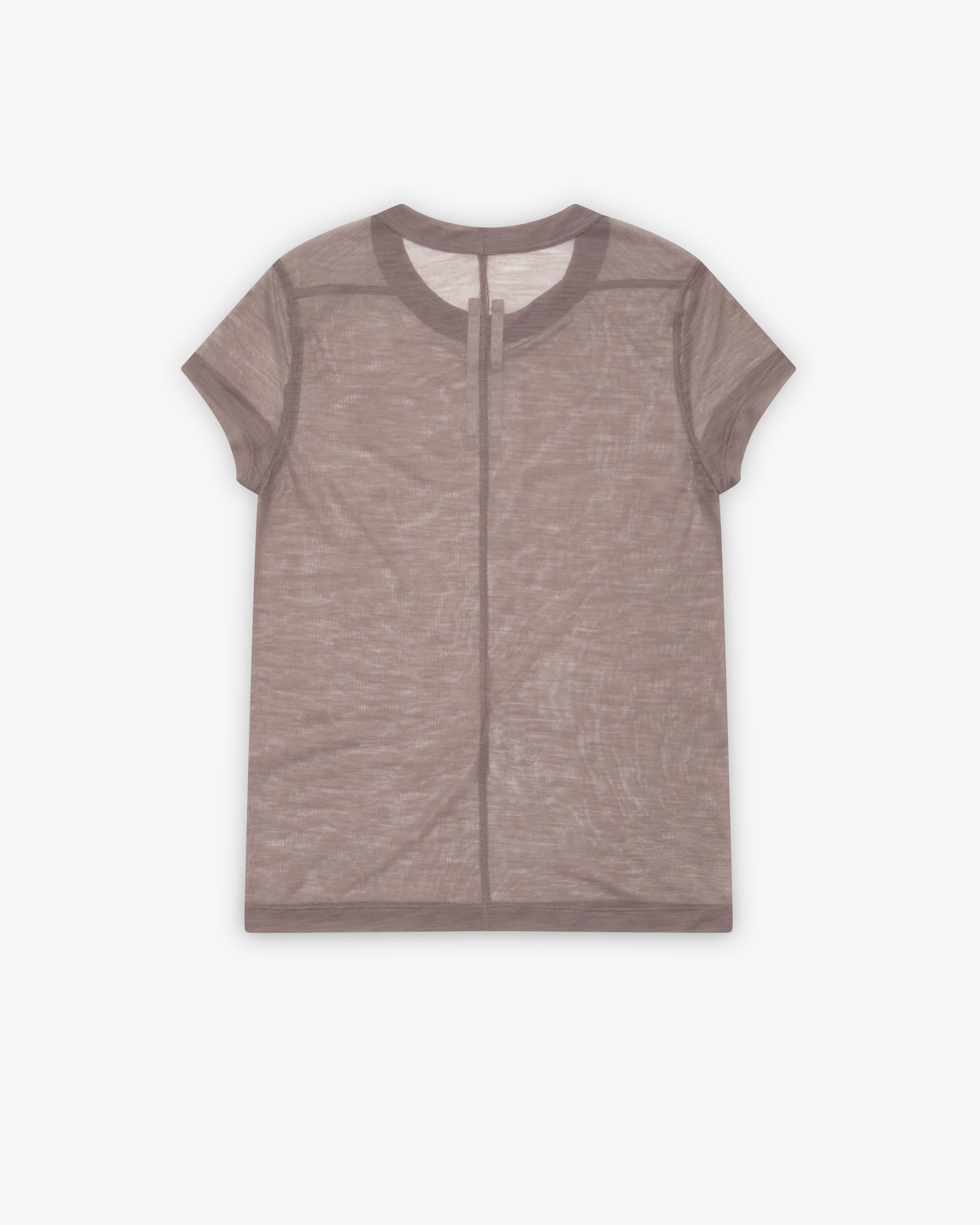 Rick Owens - Women's Cropped Level T-Shirt - (Dust) - Image 2