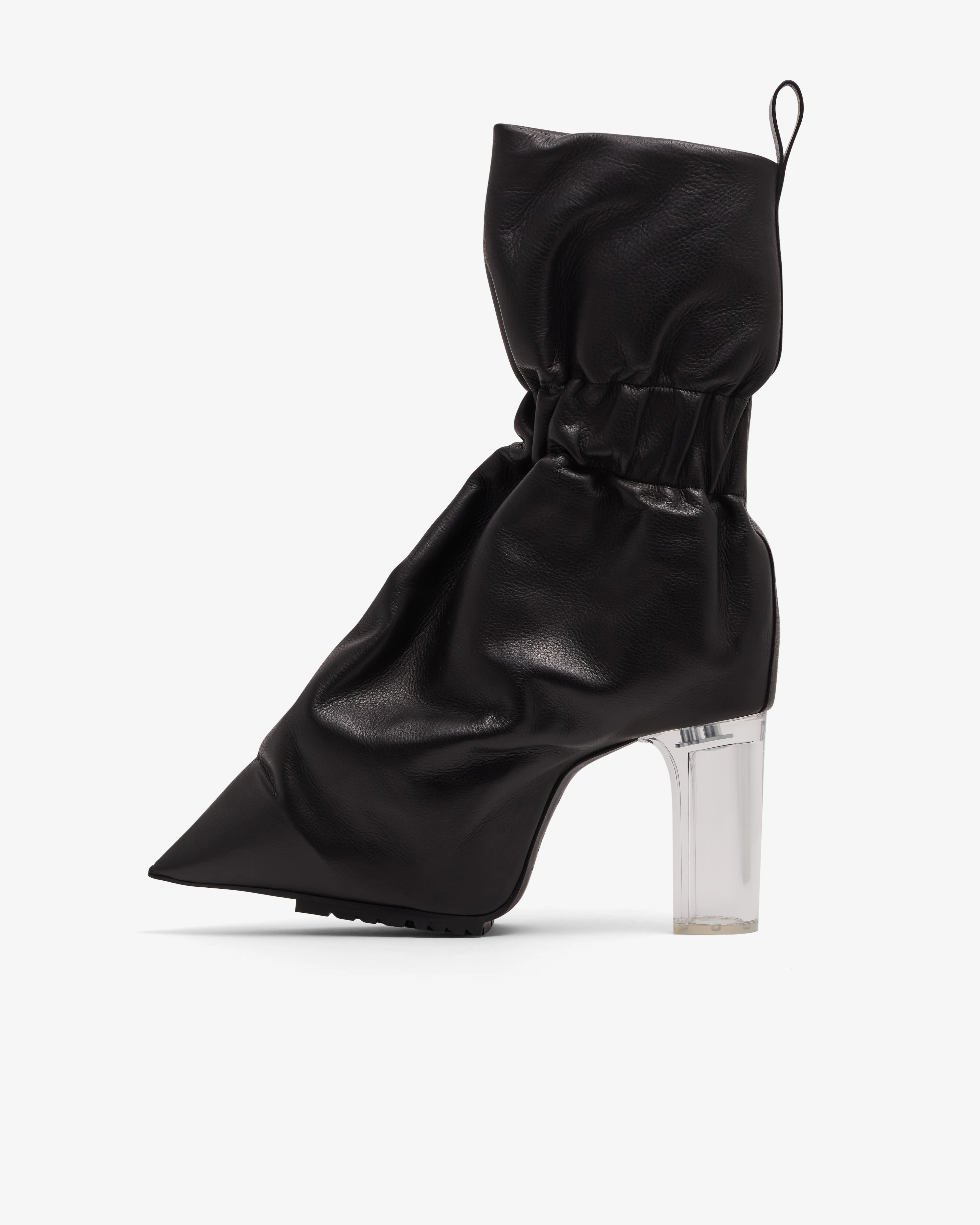 Rick Owens - Women's Cuffed Taquito Pull On - (Black/Clear) - Image 2