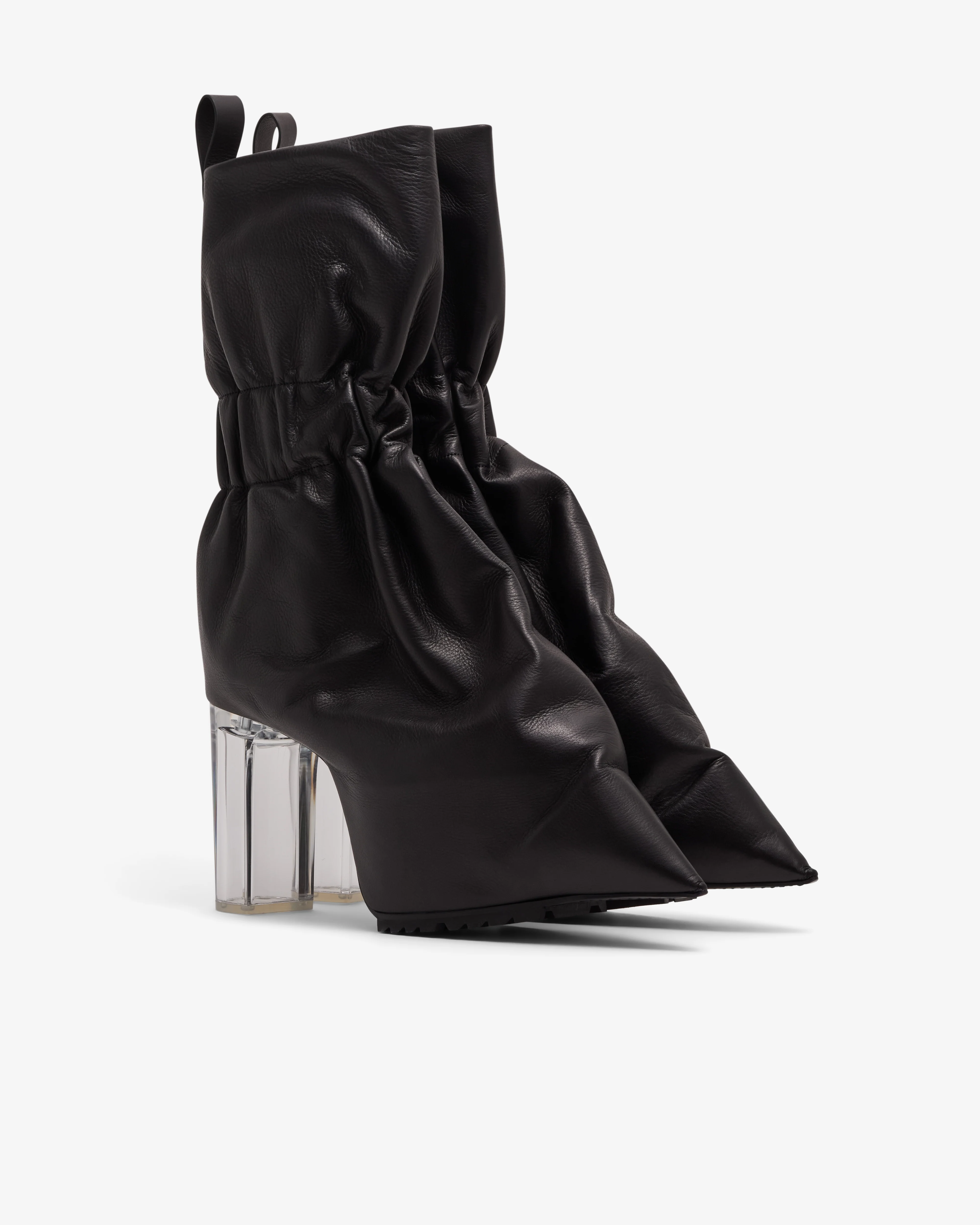 Rick Owens - Women's Cuffed Taquito Pull On - (Black/Clear) - Image 3