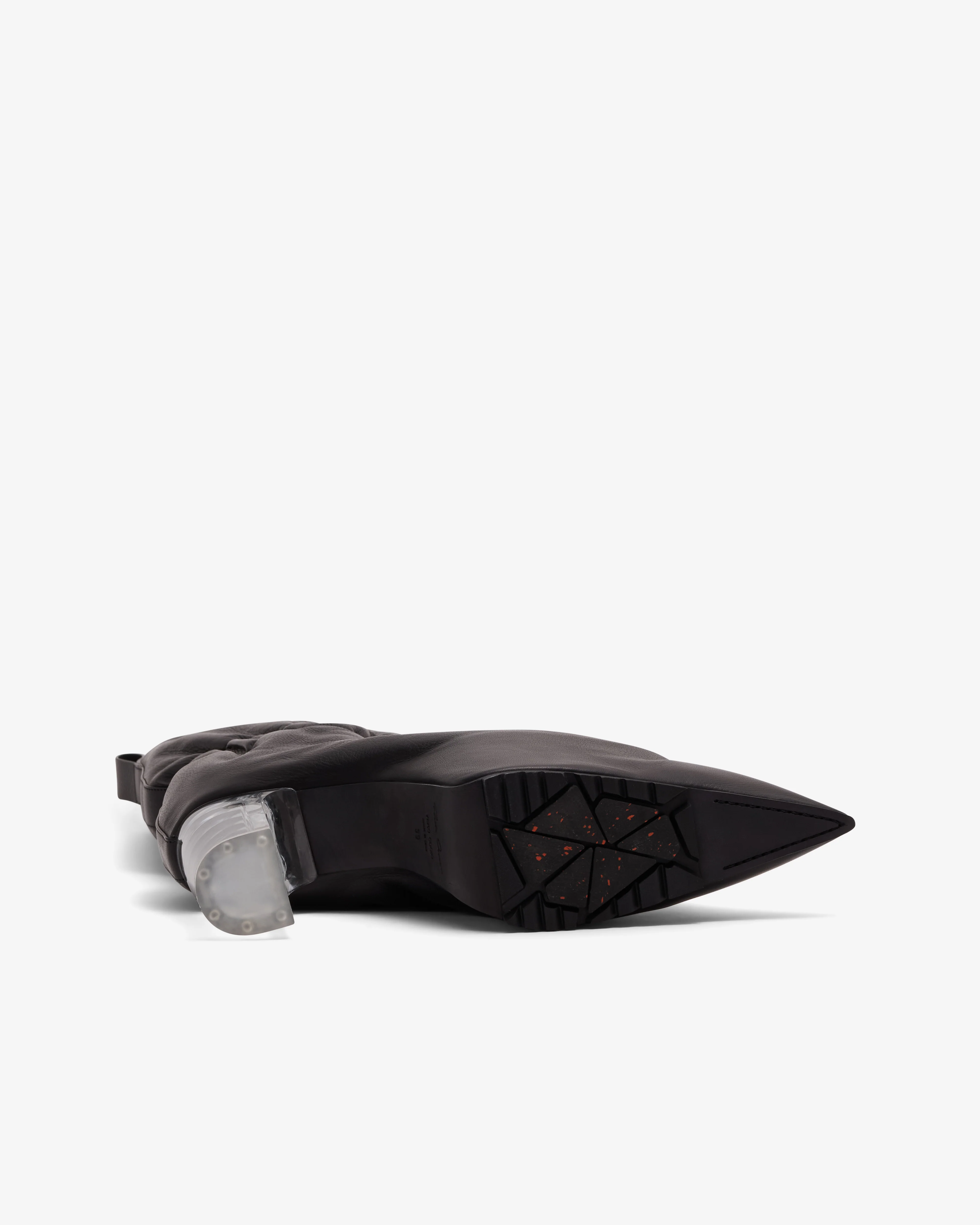 Rick Owens - Women's Cuffed Taquito Pull On - (Black/Clear) - Image 5