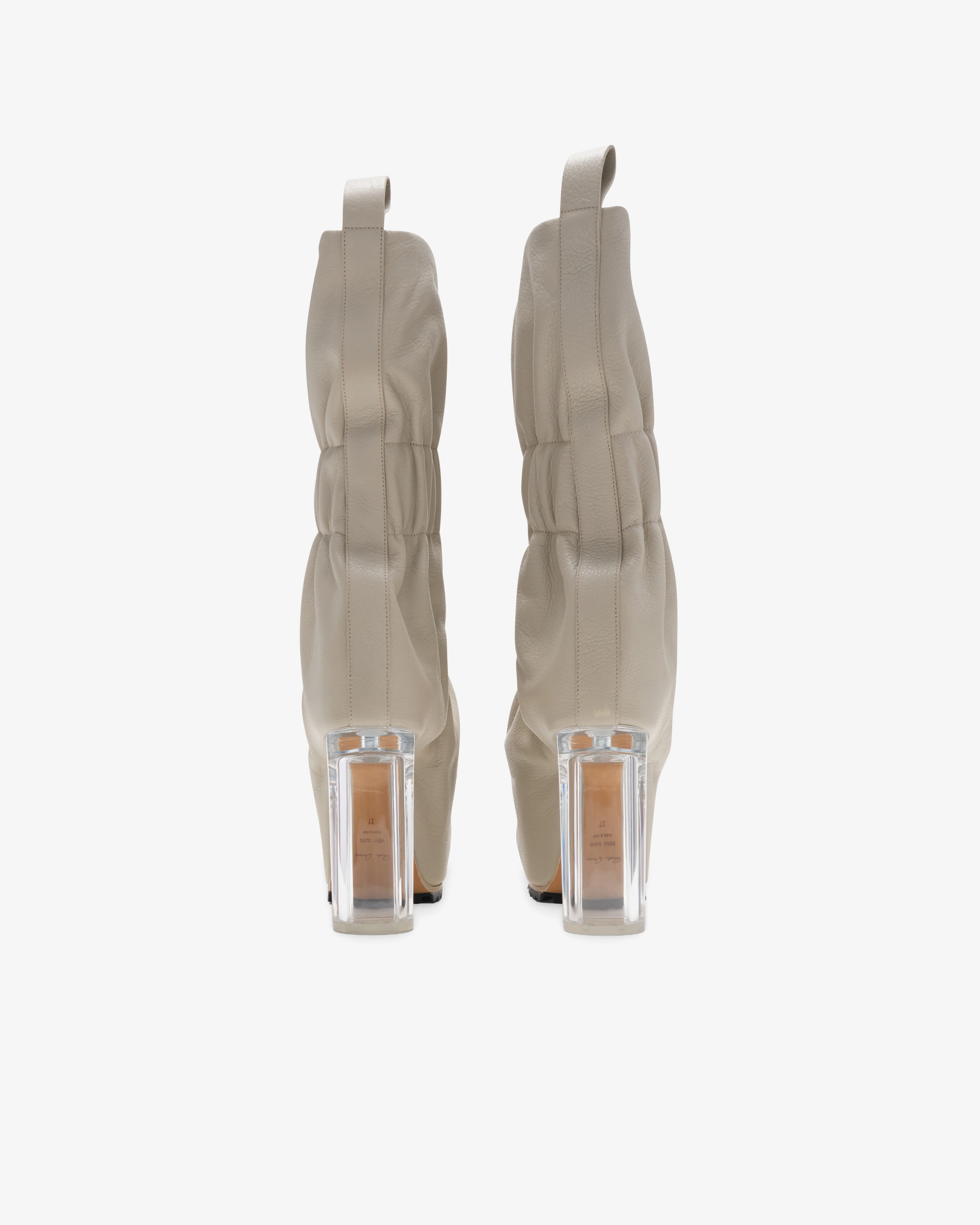 Rick Owens - Women's Cuffed Taquito Pull On - (Sand/Clear) - Image 4