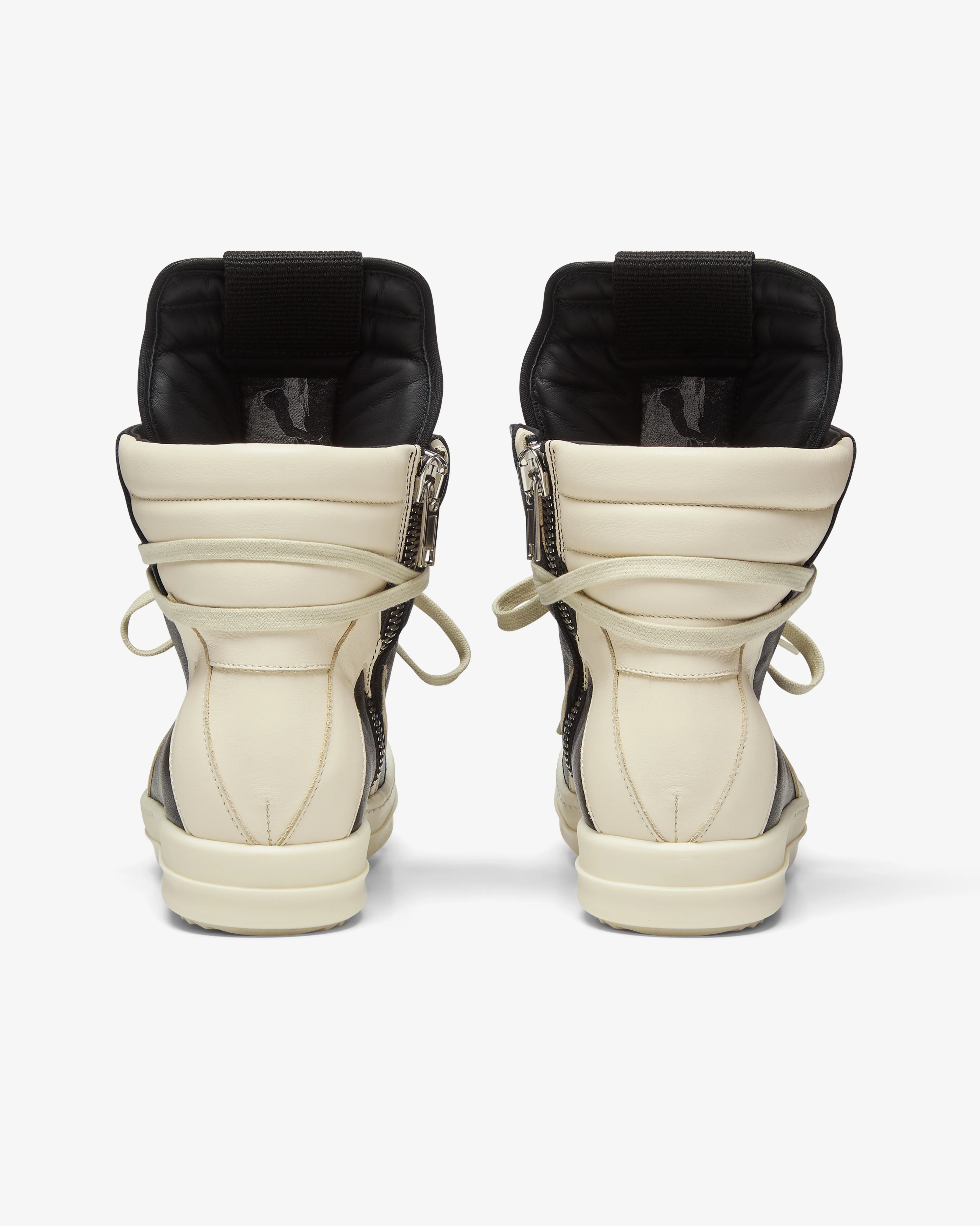 Rick Owens - Women's Geobasket Sneakers - (Black/Milk) - Image 3