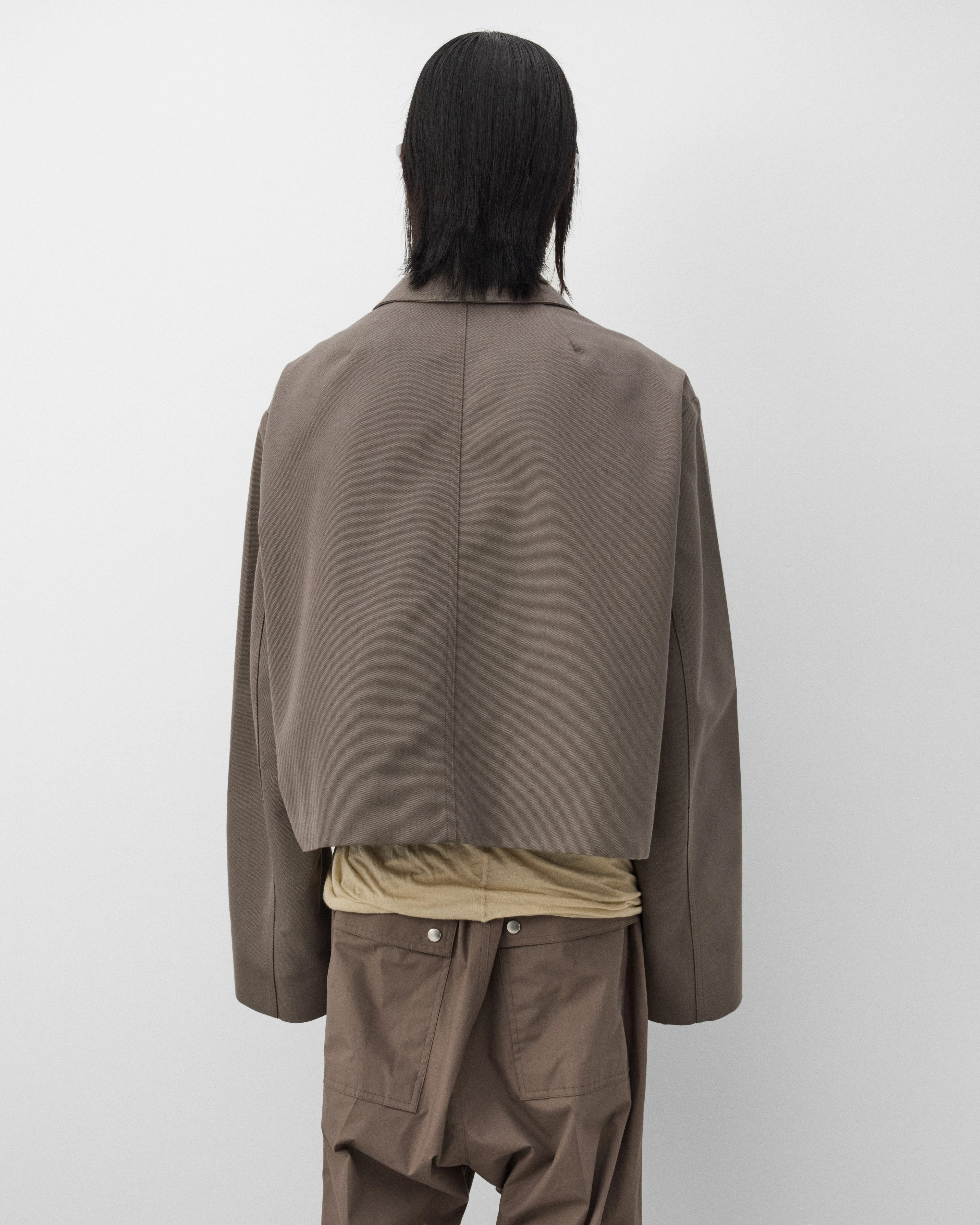 Rick Owens - Men's Heizer Mac Jacket - (Grey) - Image 5