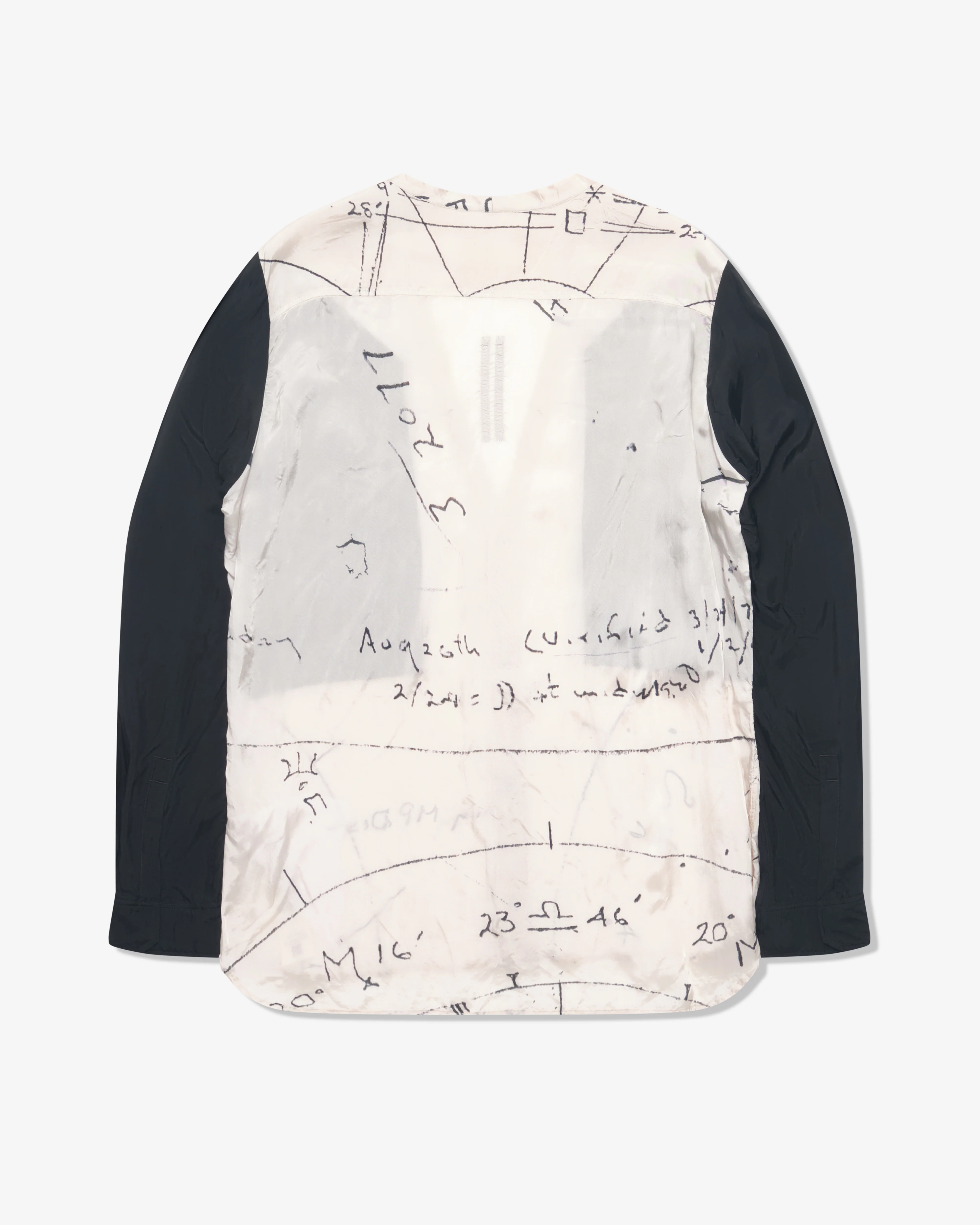 Rick Owens - Men's Larry Fogpocket Shirt - (Milk/Plaid) - Image 2