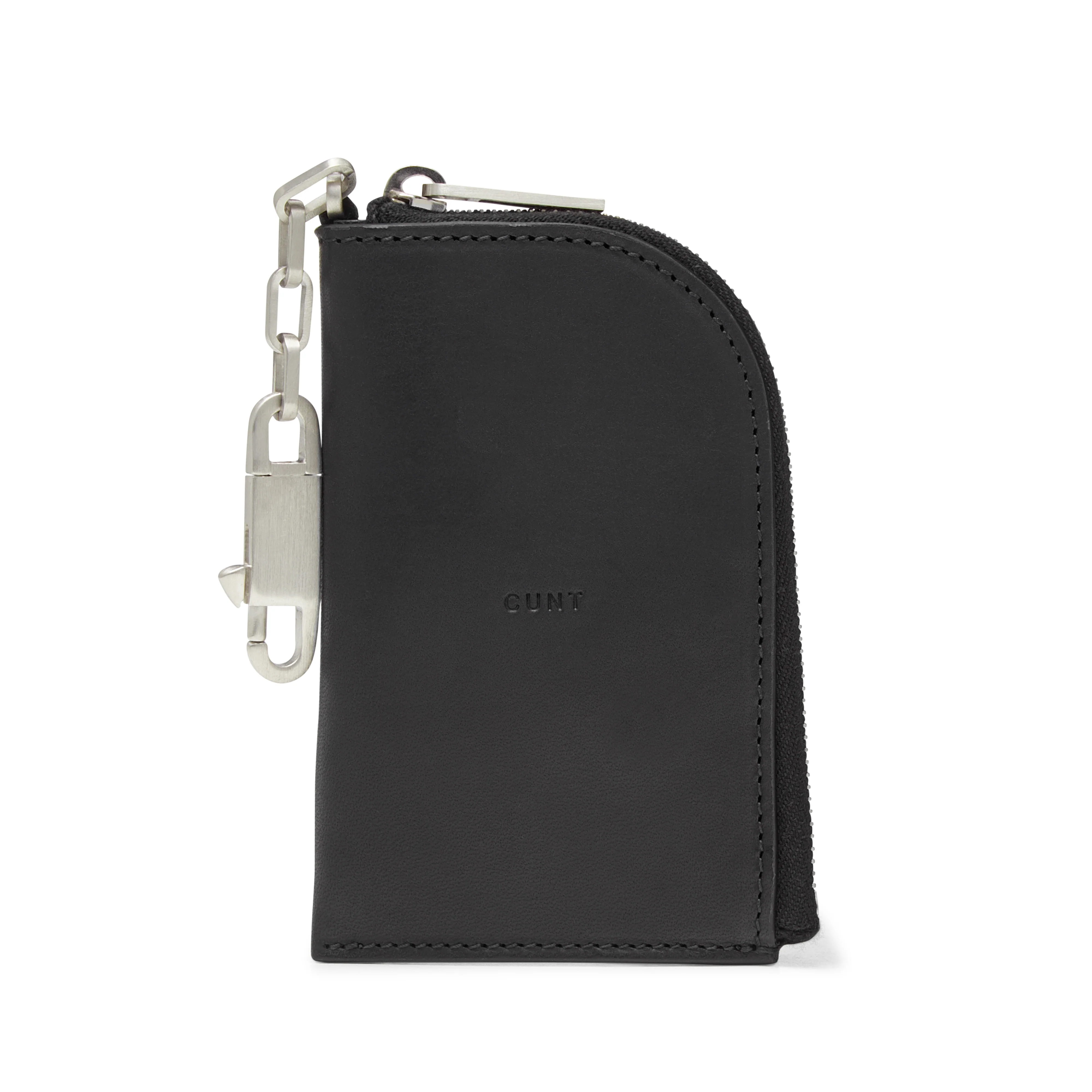 Rick Owens - Men's Leather Hook Wallet - (Black)