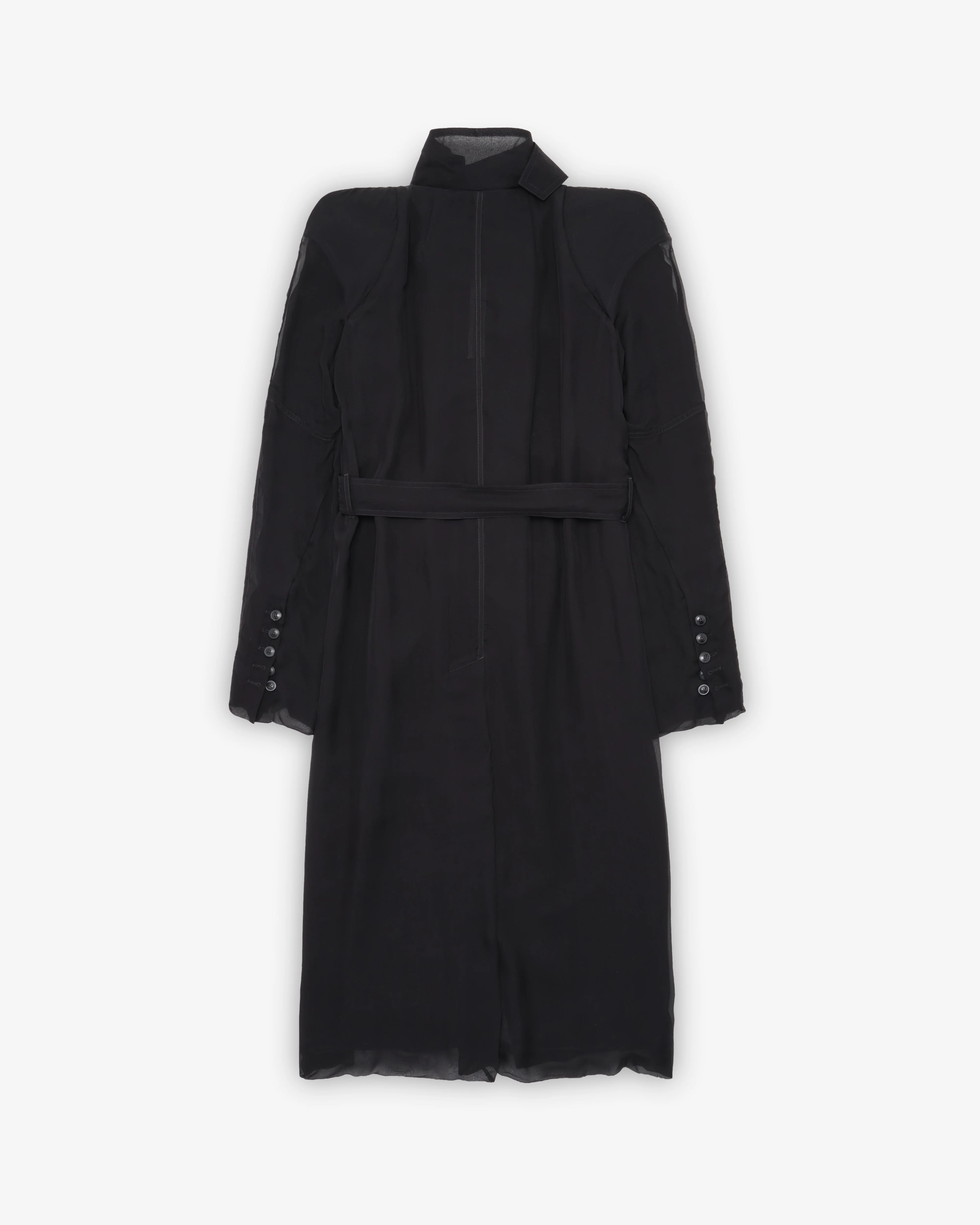 Rick Owens - Women's Maria Trench - (Black) - Image 2