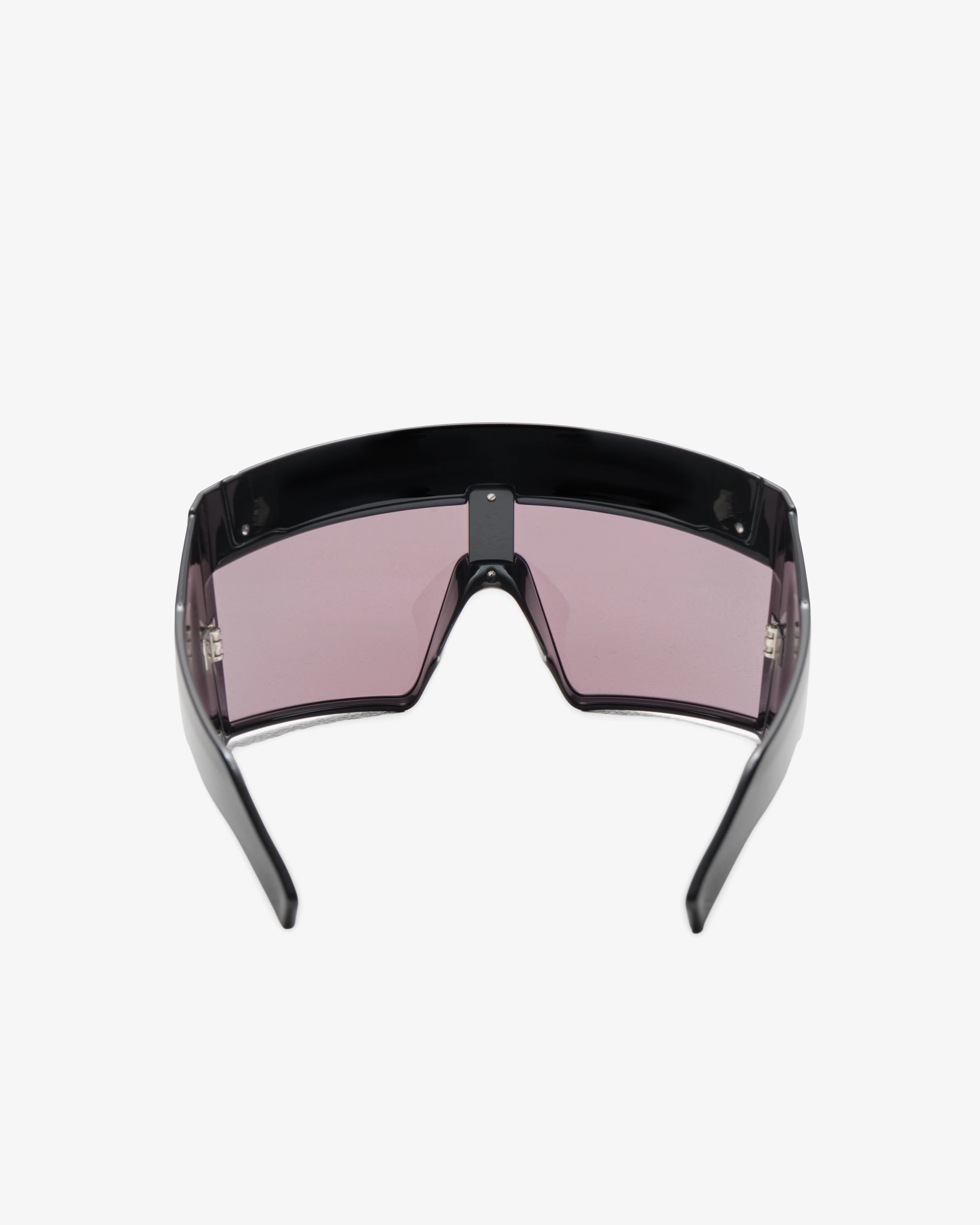 Rick Owens - Men's Rev Shiny Sunglasses - (Black) - Image 2