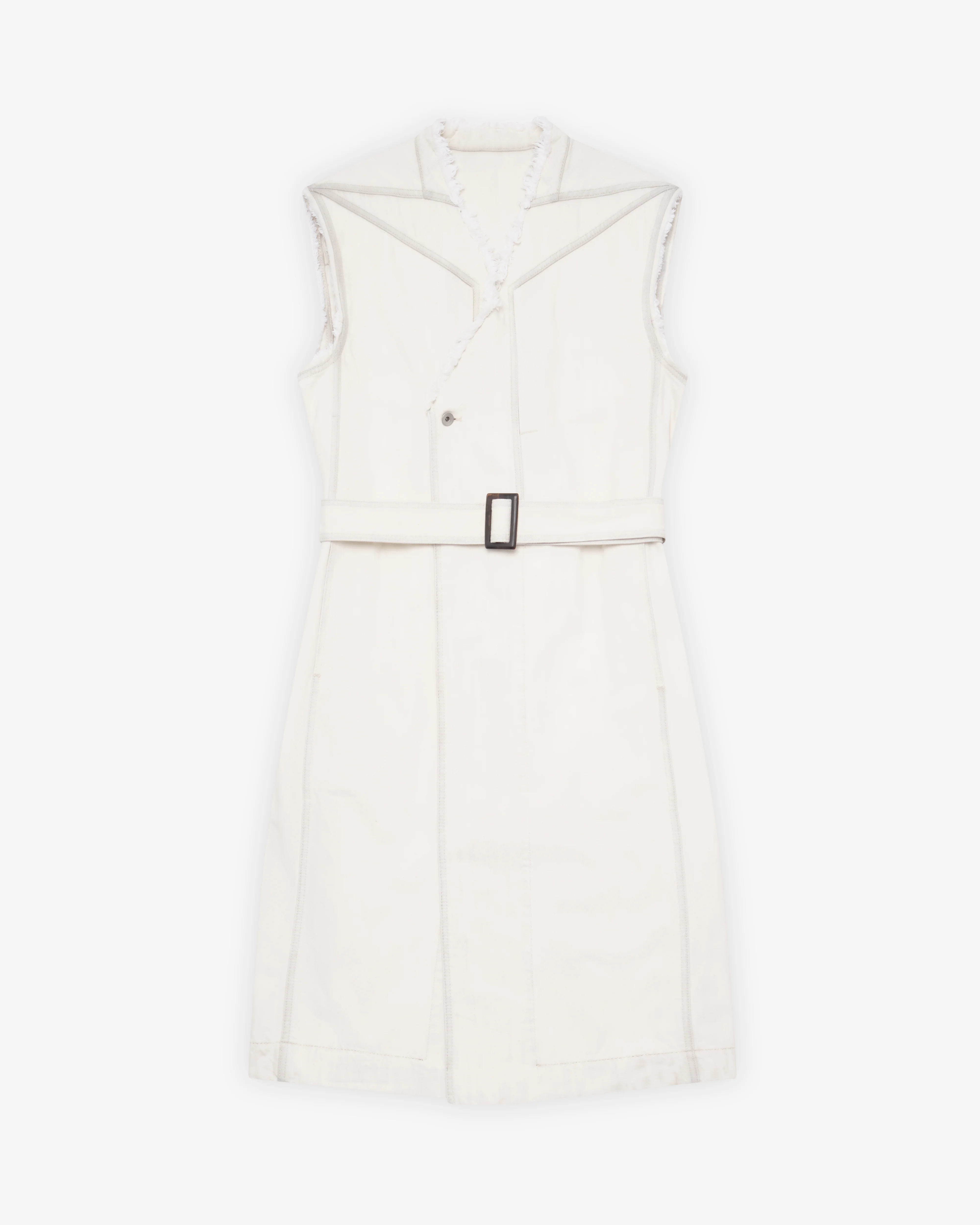 Rick Owens - Men's SL Temple DB Coat - (Milk Wash Denim)