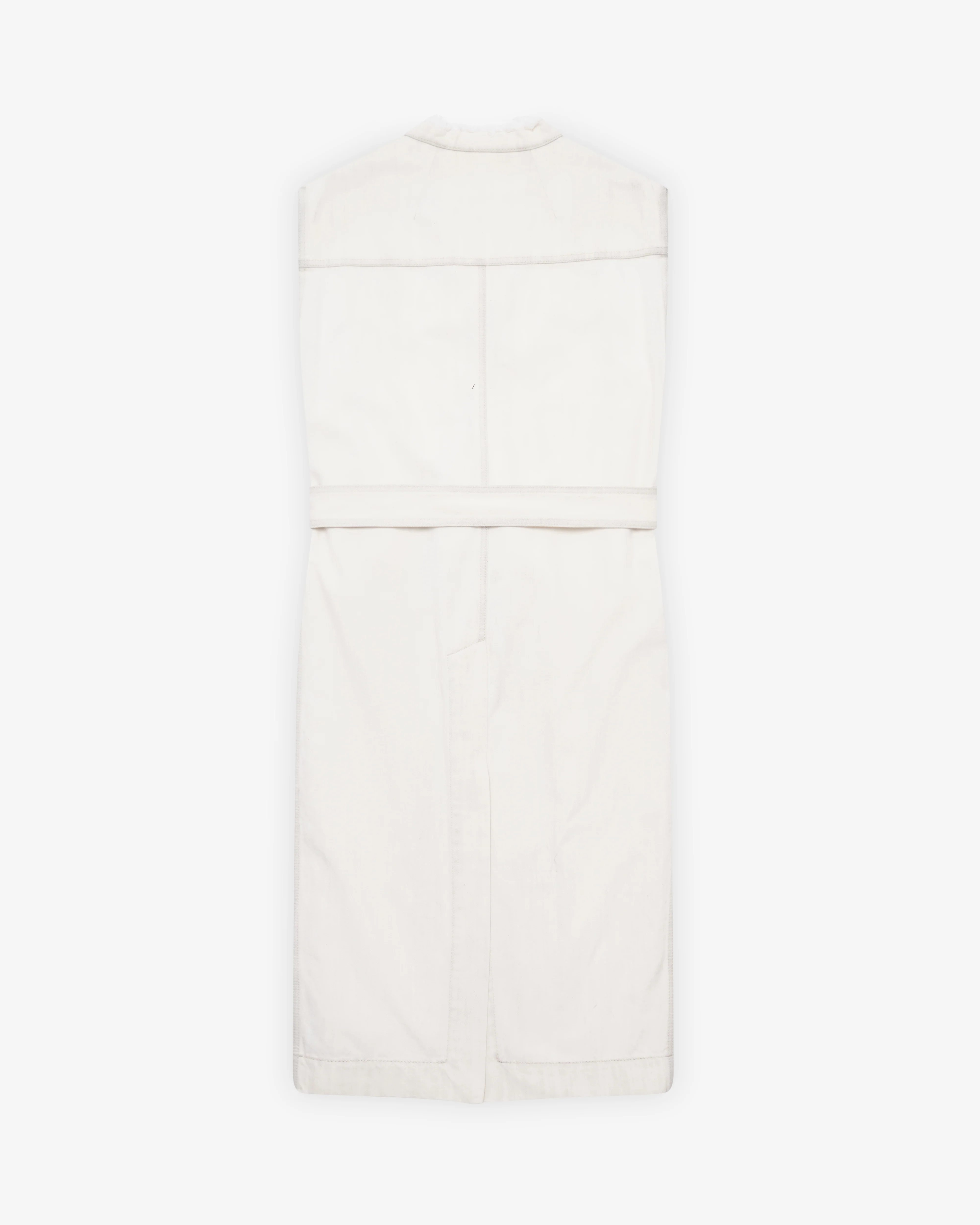 Rick Owens - Men's SL Temple DB Coat - (Milk Wash Denim) - Image 2