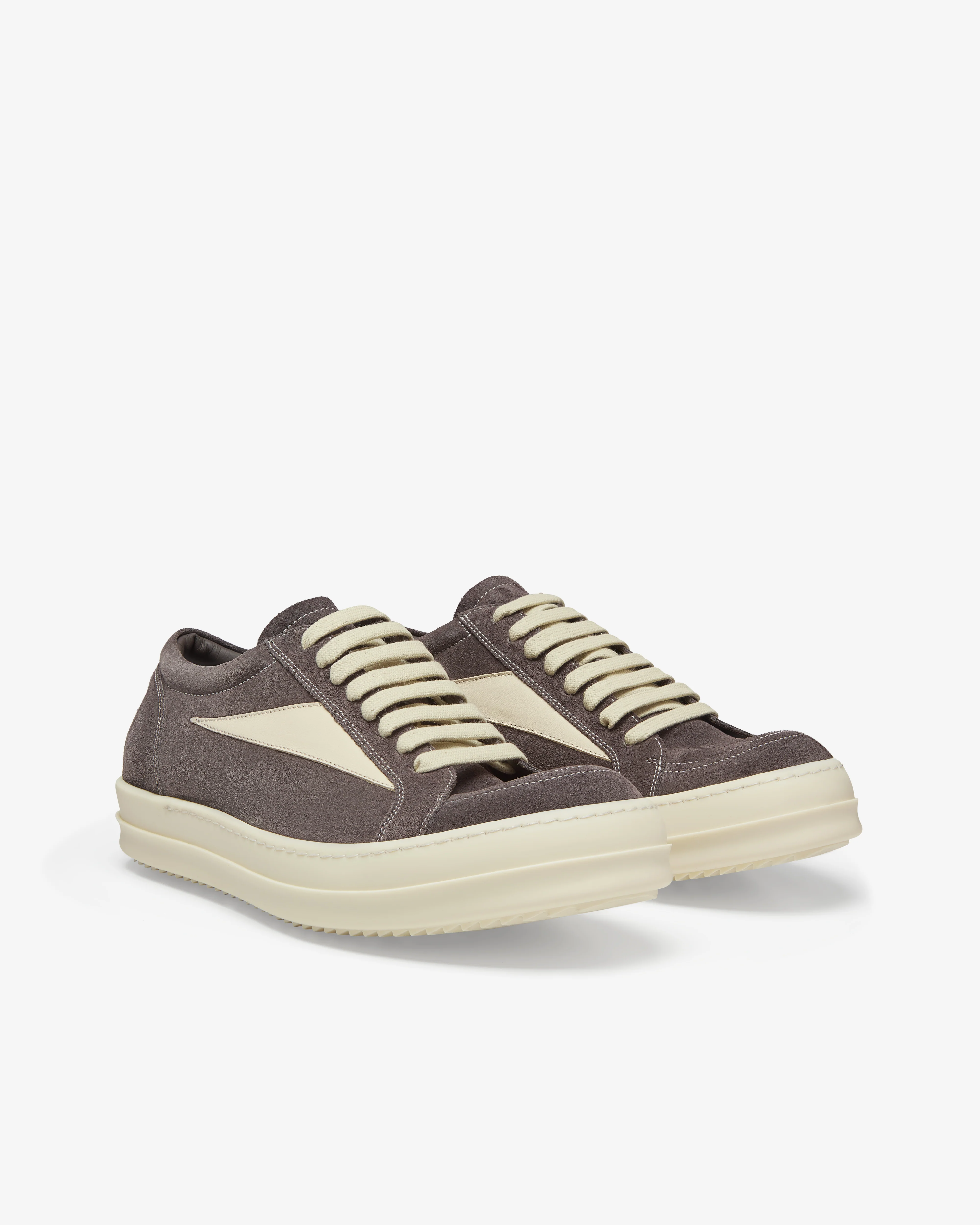 Rick Owens - Men's Vintage Sneaks - (Dark Dust) - Image 4