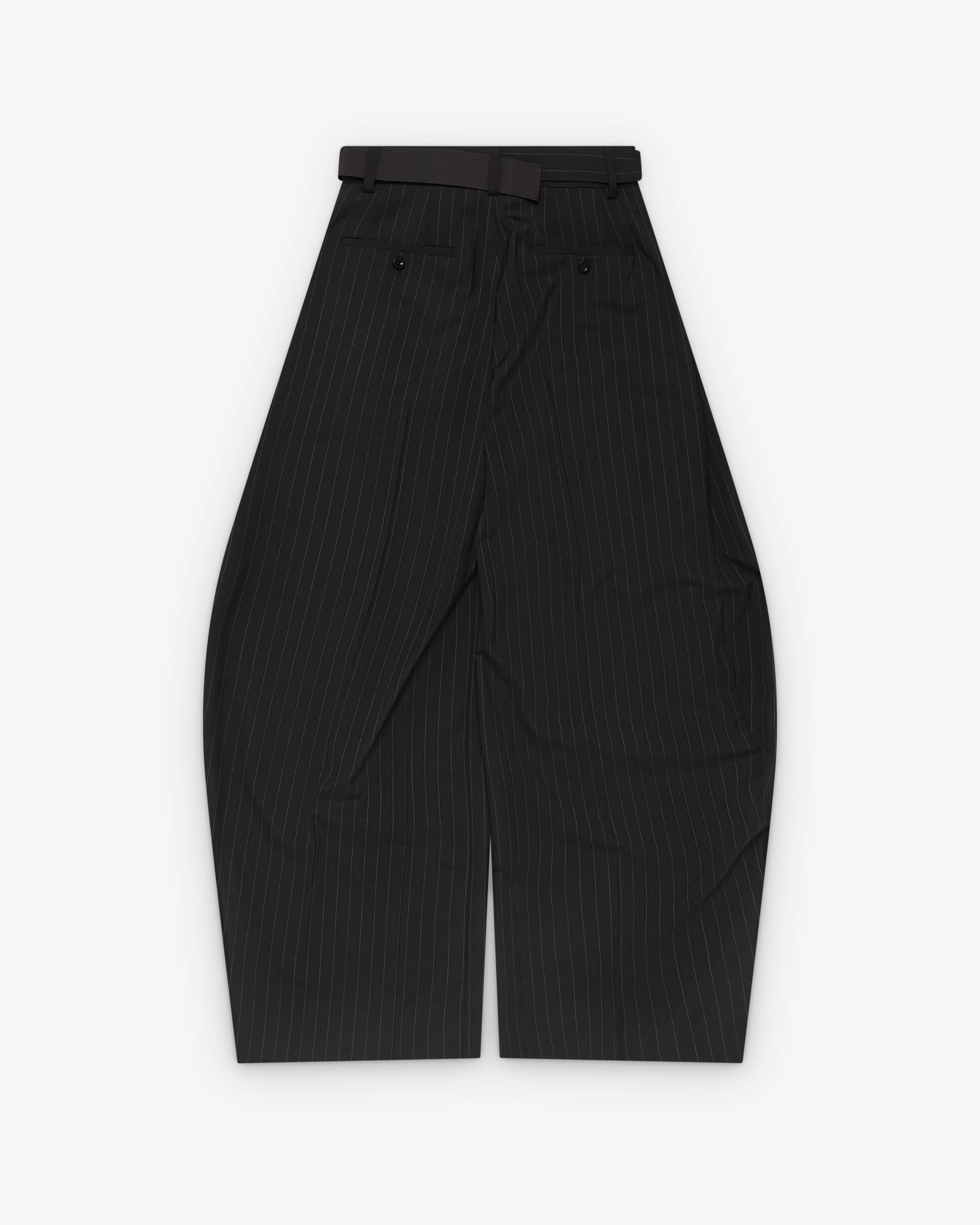 Sacai - Women's Chalk Stripe Pants - (Brown) - Image 2