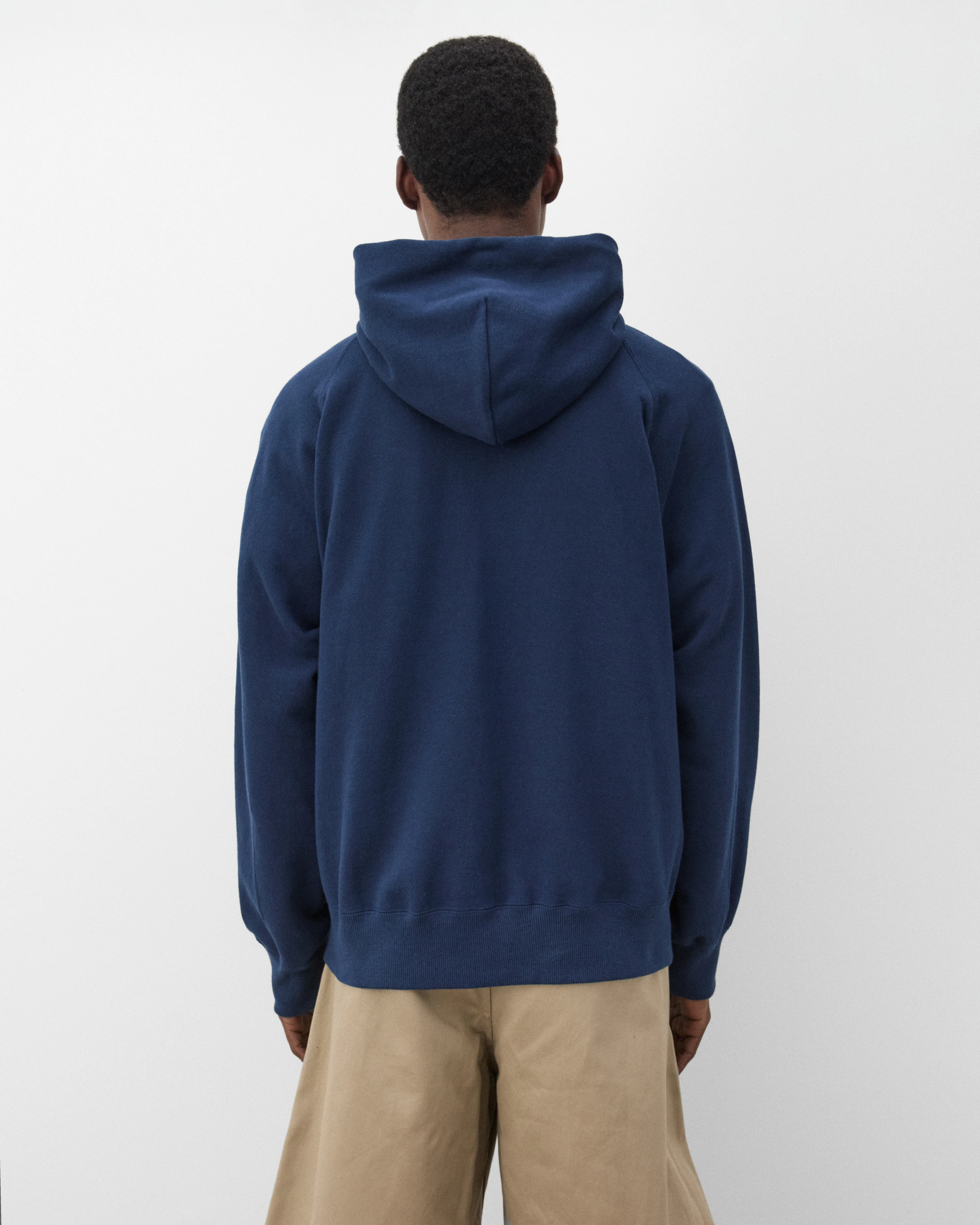 Sacai - Men's Carhartt WIP Cotton Jersey Hoodie - (Navy) - Image 5
