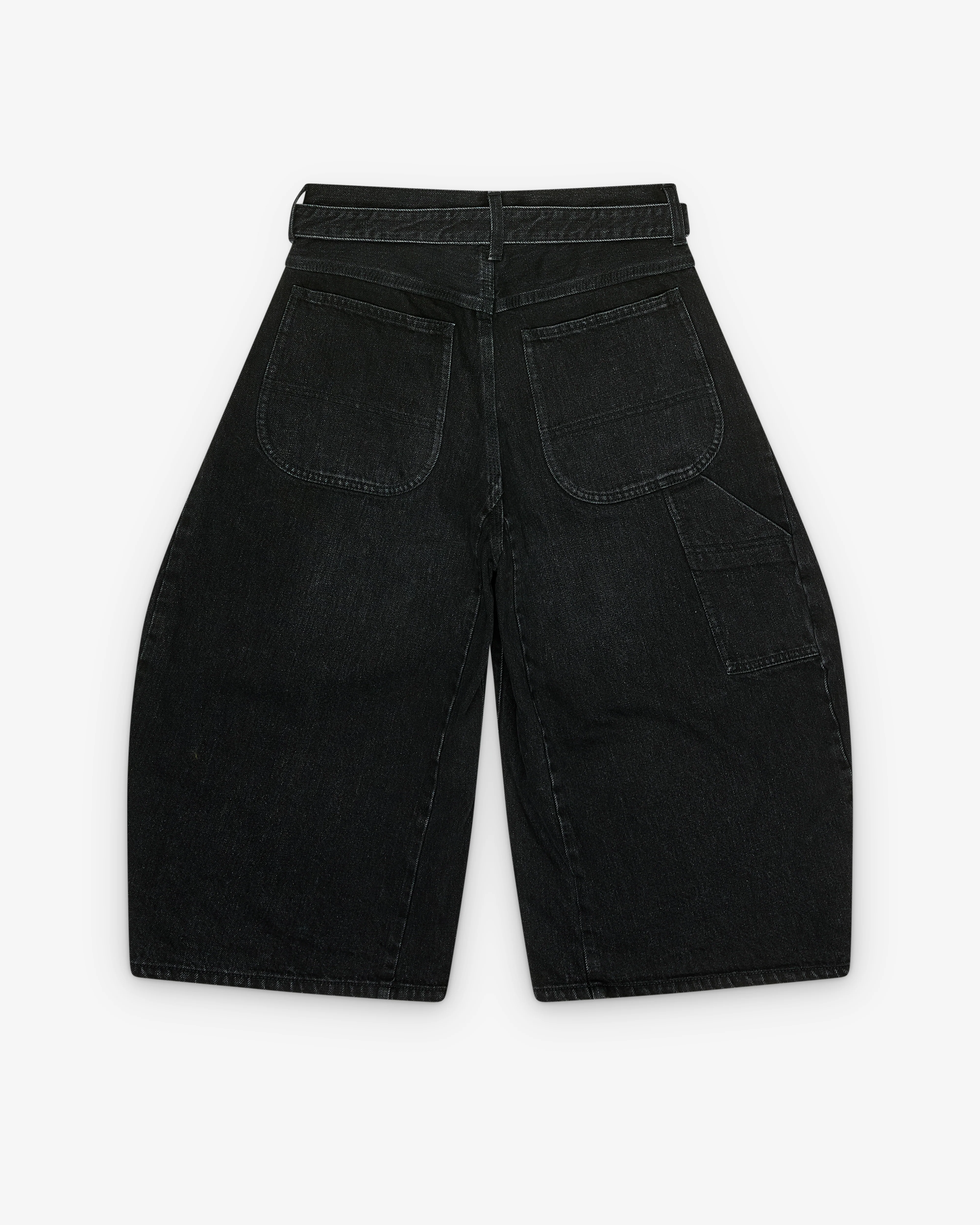 Sacai - Women's Denim Shorts - (Black) - Image 2