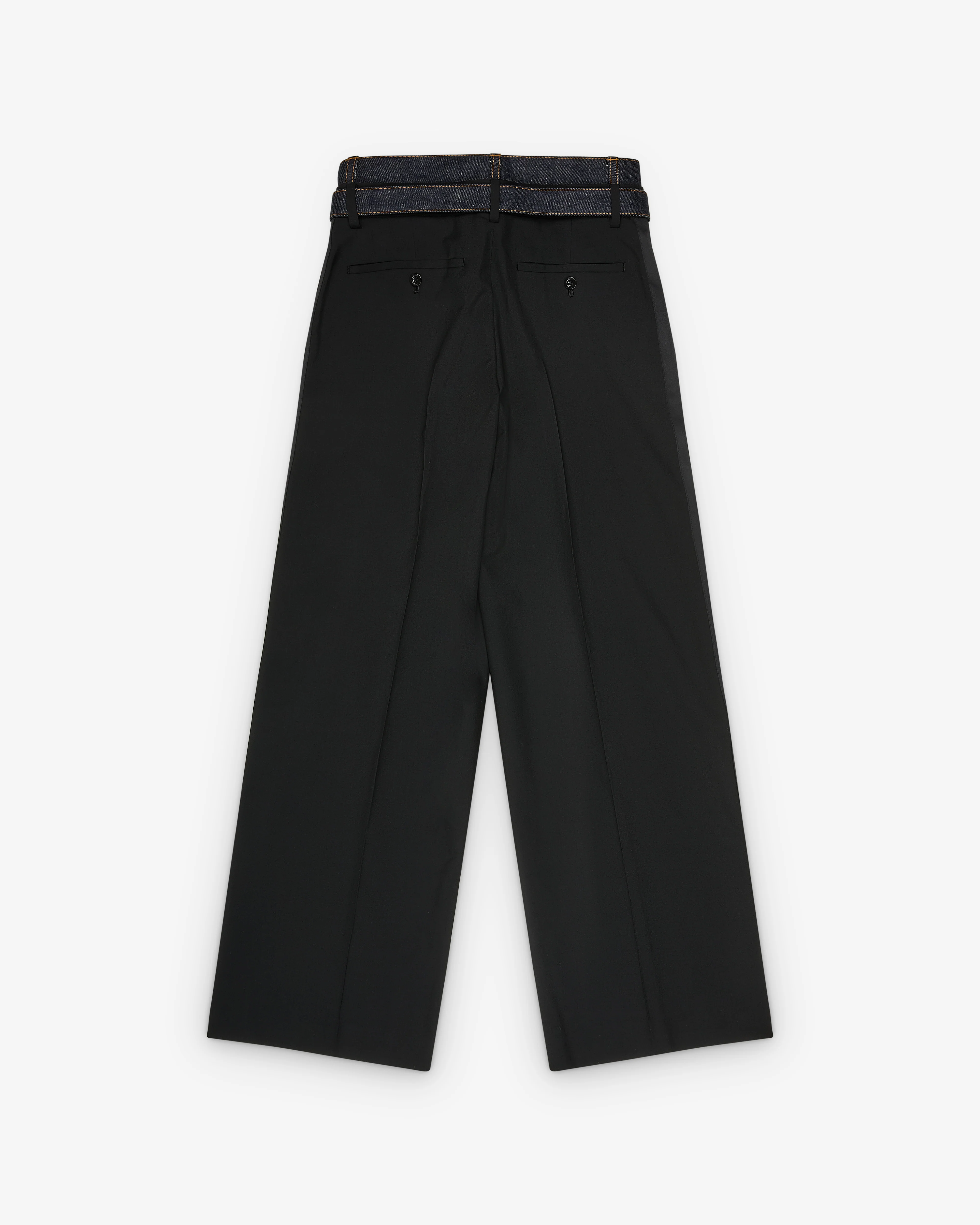 Sacai - Women's Denim Pants - (Black/Indigo) - Image 2