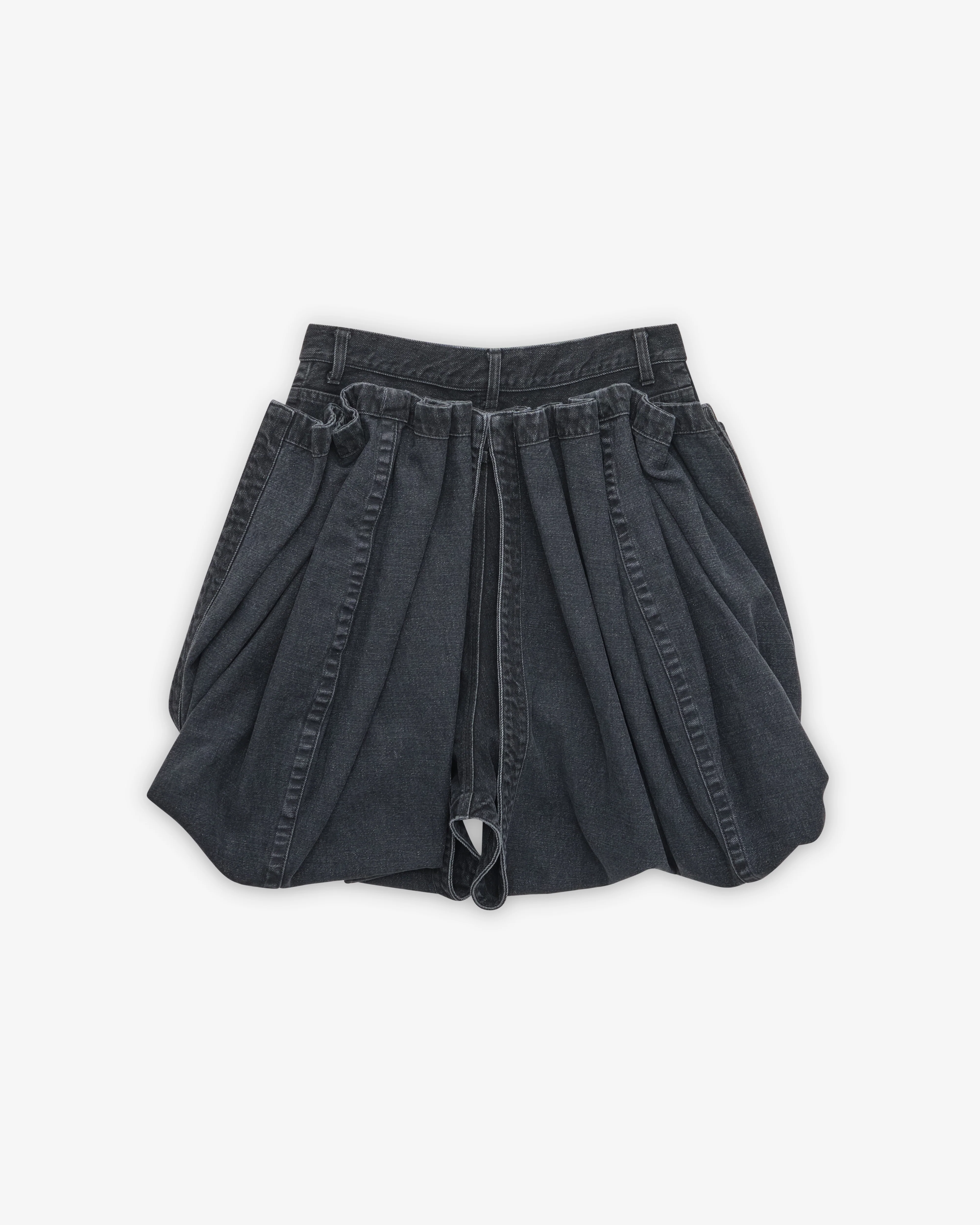 Sacai - Women's Denim Skirt - (Black) - Image 2