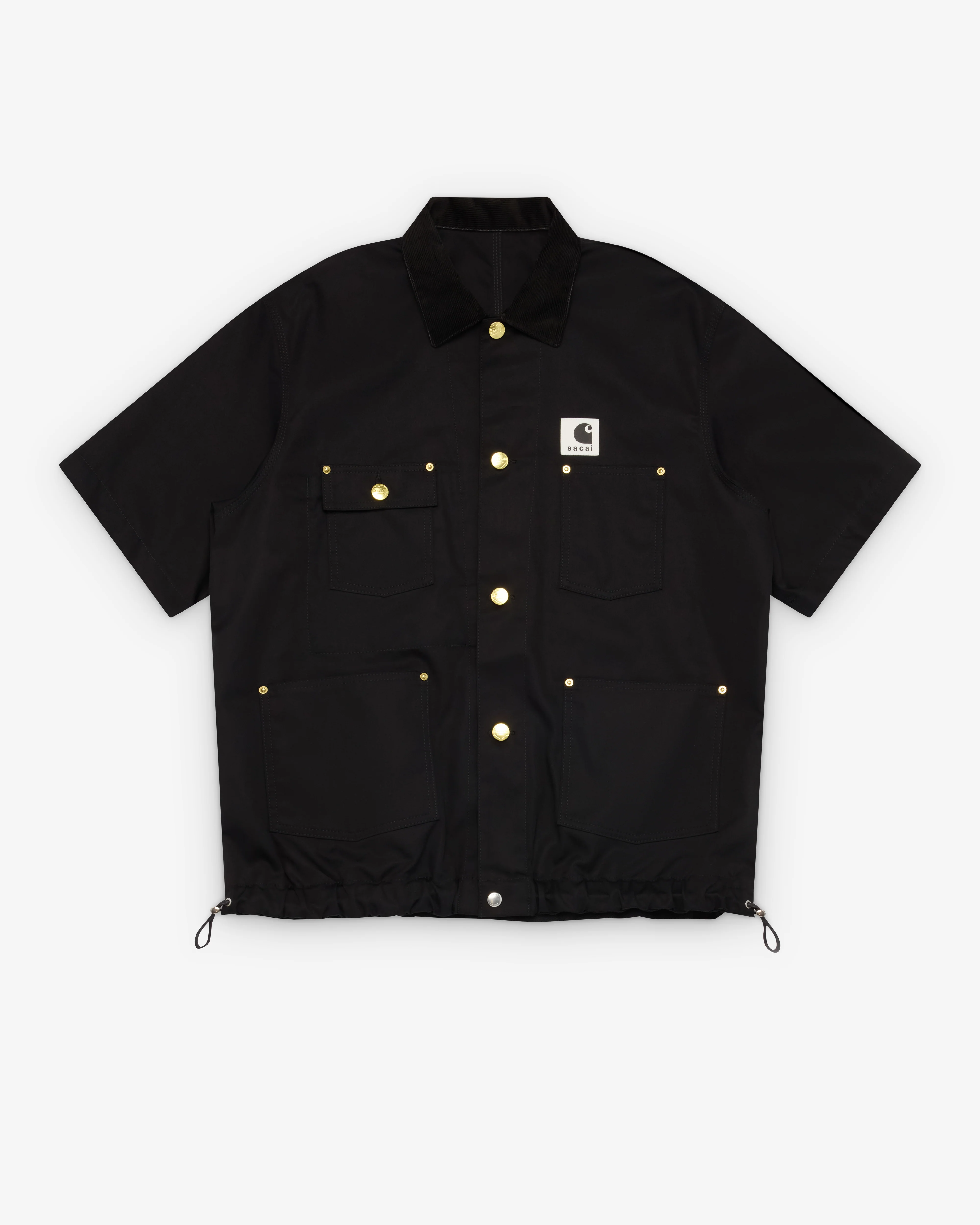 Sacai - Men's Carhartt WIP Duck Shirt - (Black)