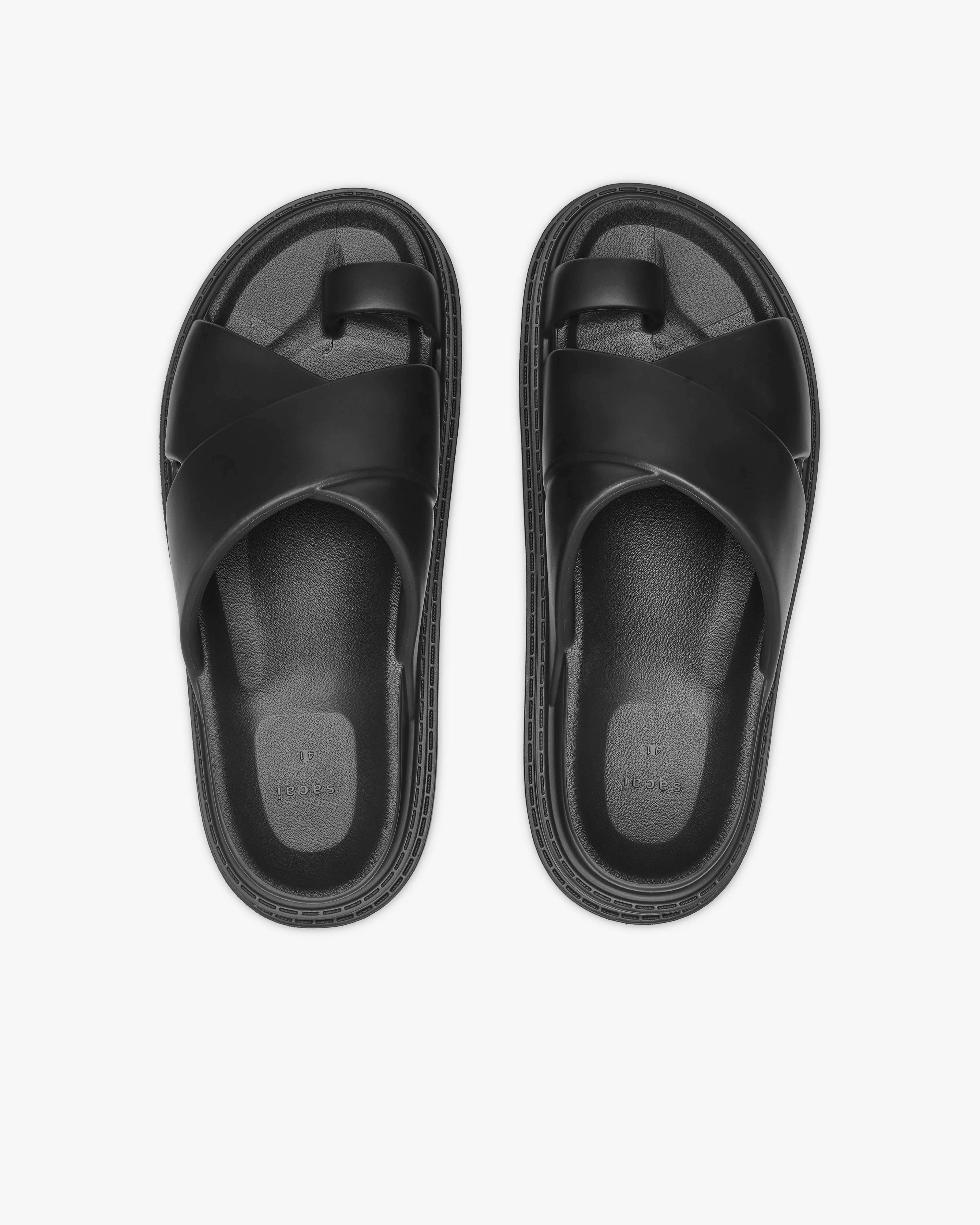 Sacai - Foam Multiple Sole Sandals - (Black) - Image 6