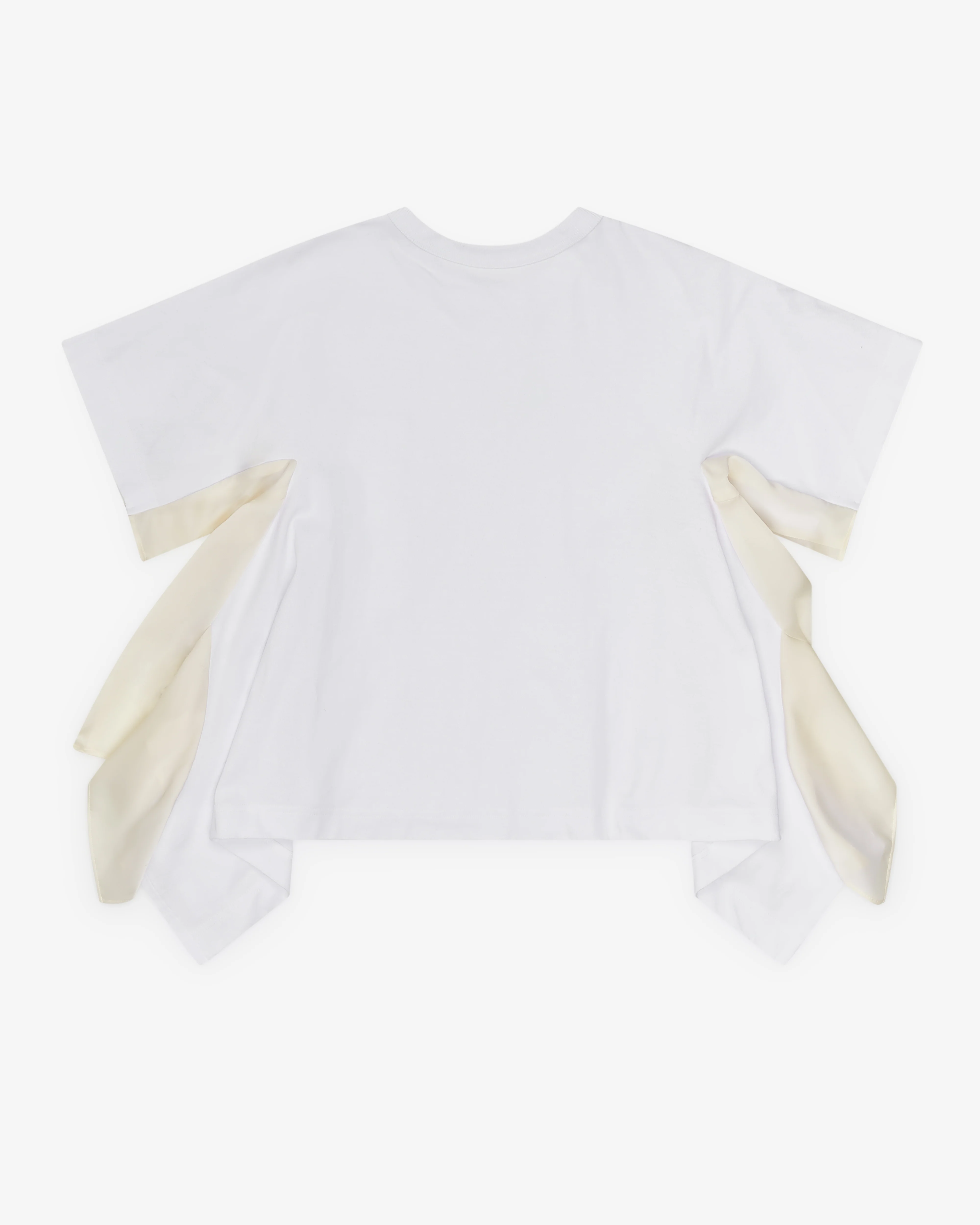 Sacai - Women's Jersey T-Shirt - (White) - Image 2