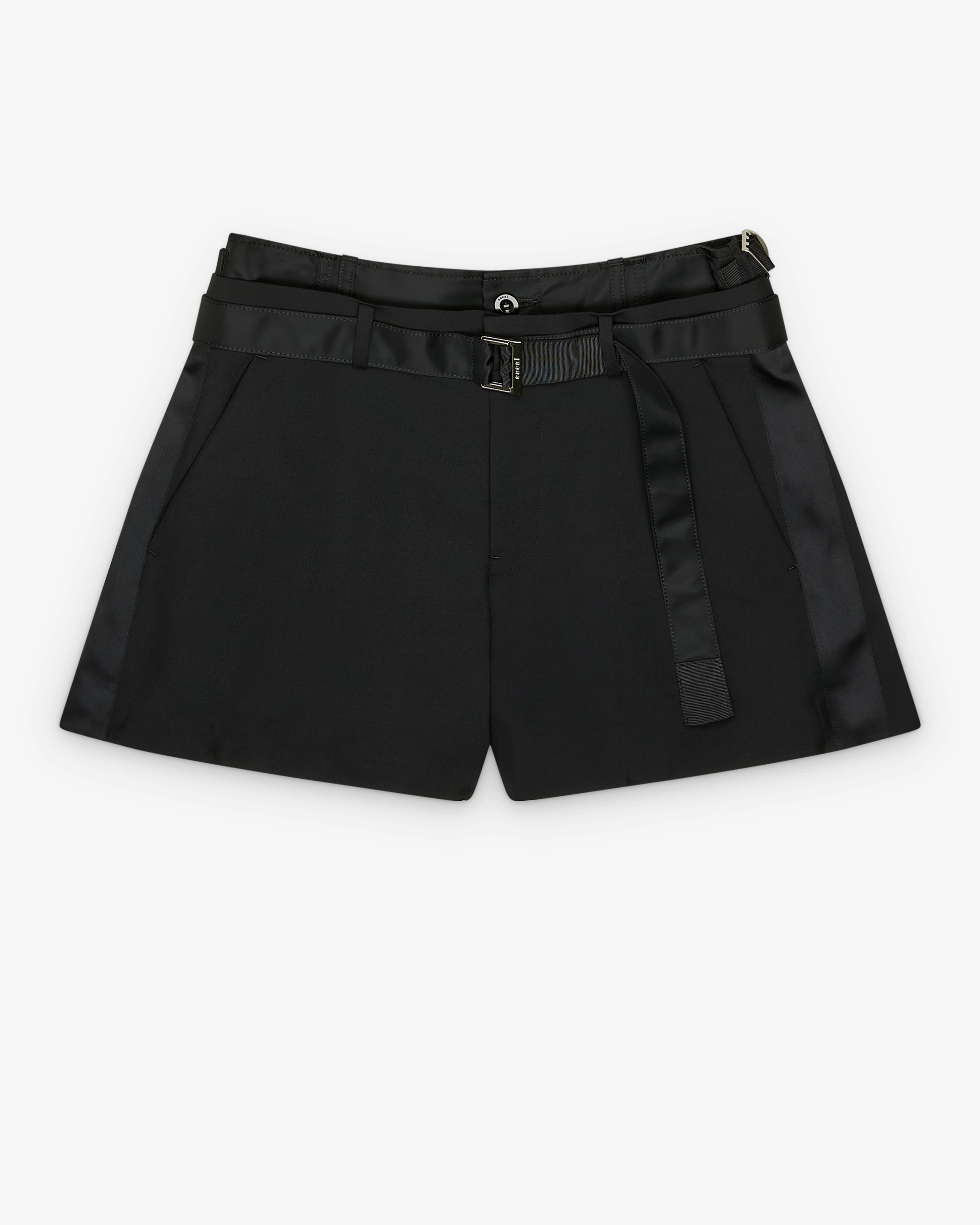 Sacai - Women's Nylon Twill Shorts - (Black)