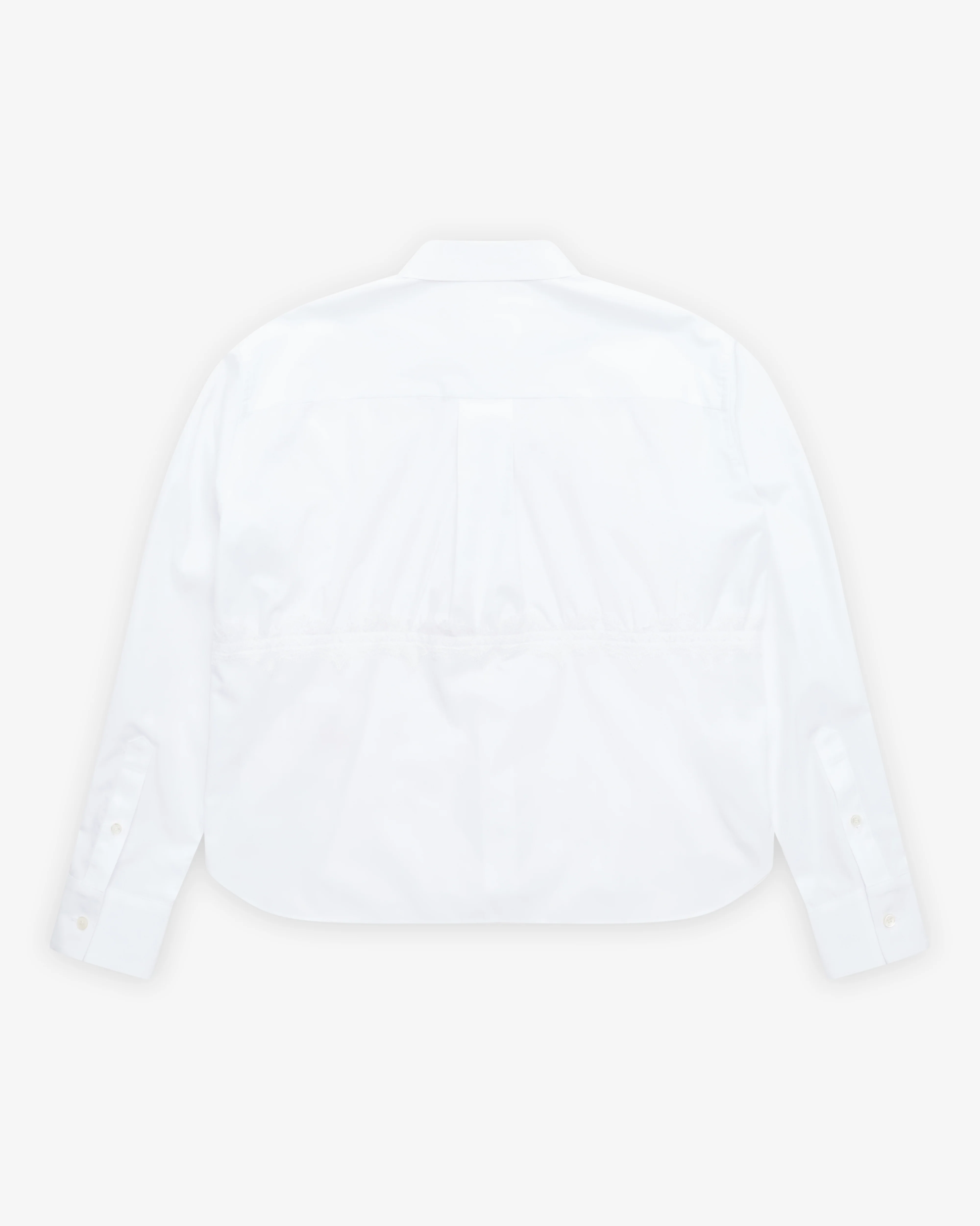 Sacai - Women's Poplin Shirt - (Off White) - Image 2