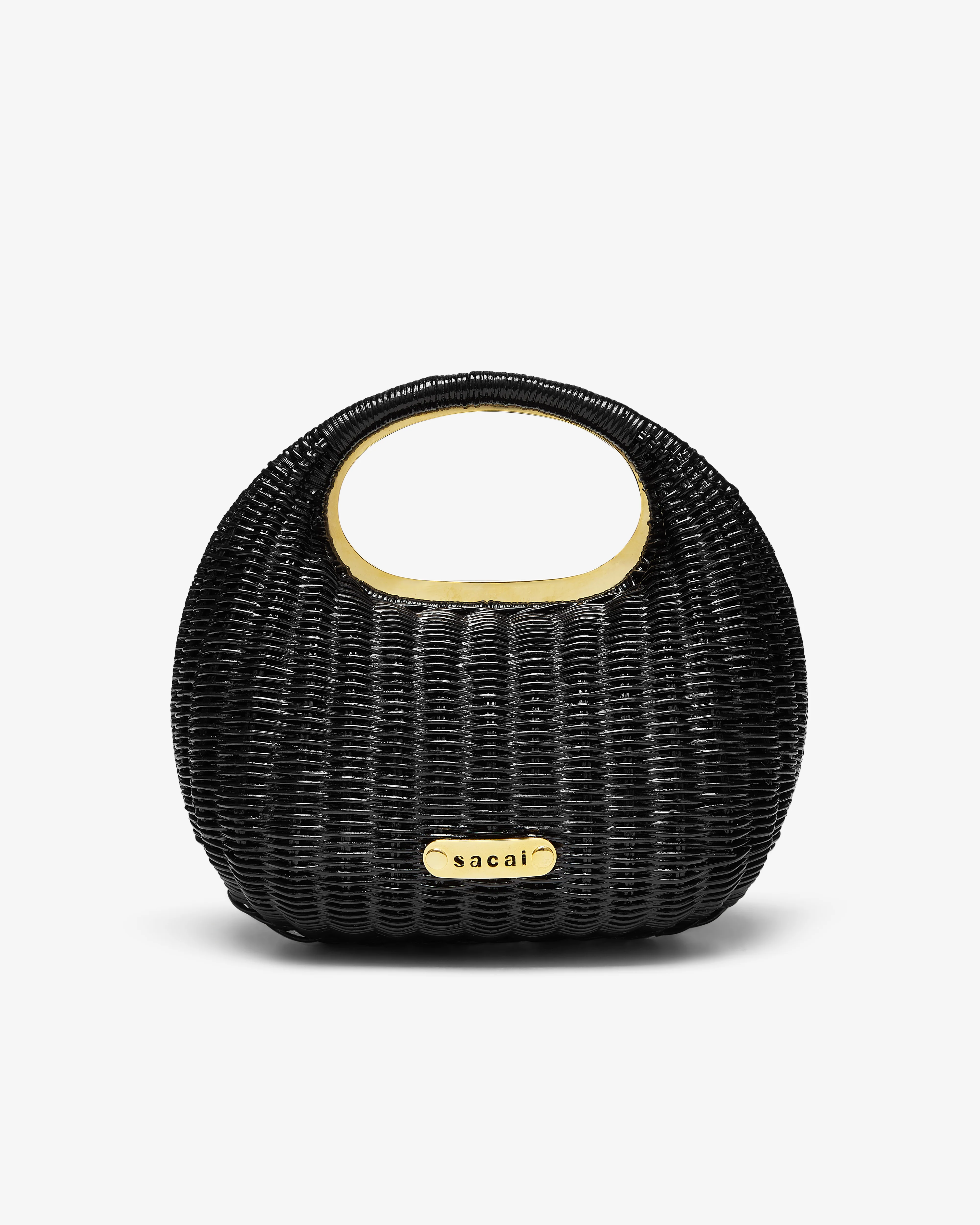 Sacai - Women's Rattan Round Bag - (Black)