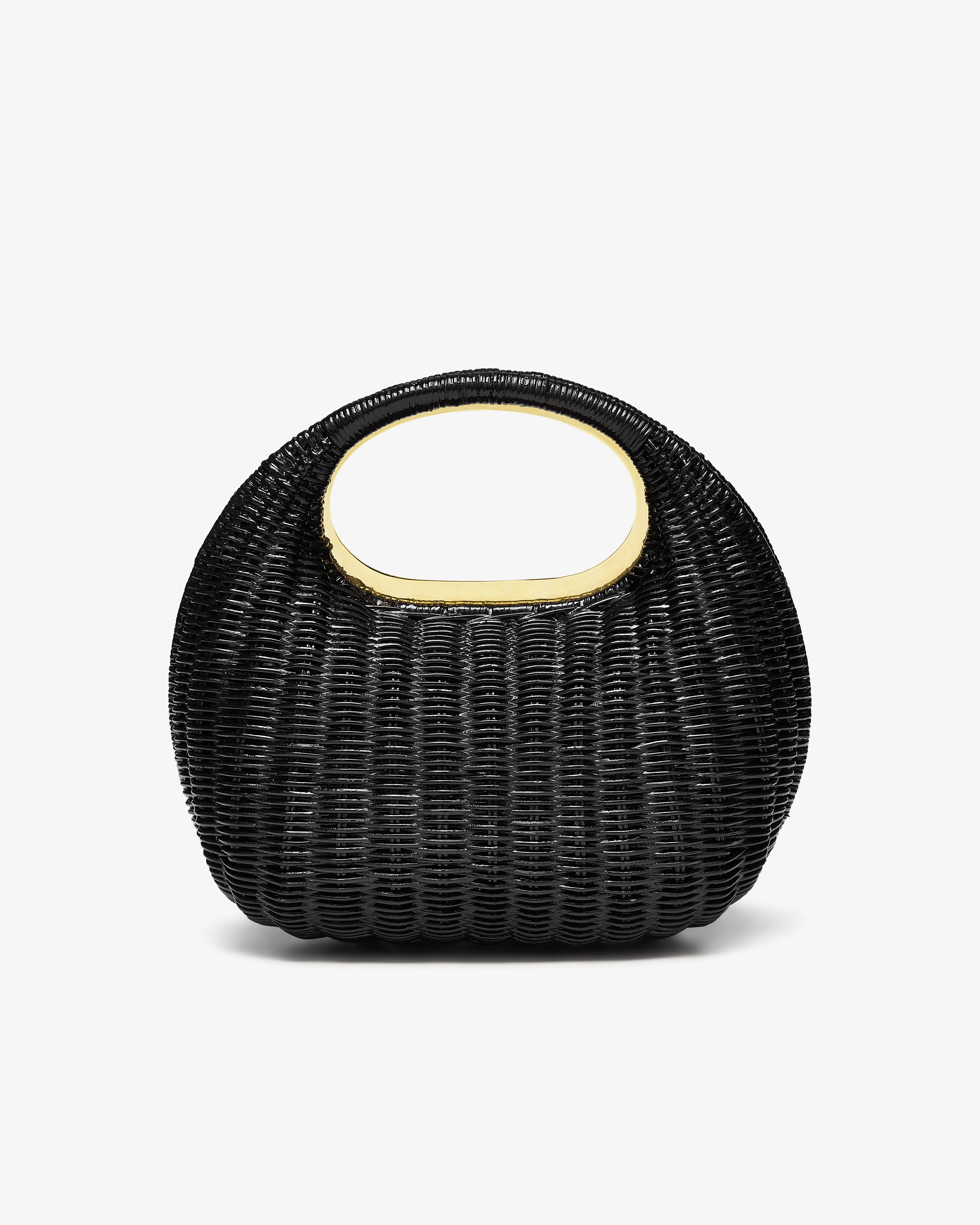 Sacai - Women's Rattan Round Bag - (Black) - Image 2
