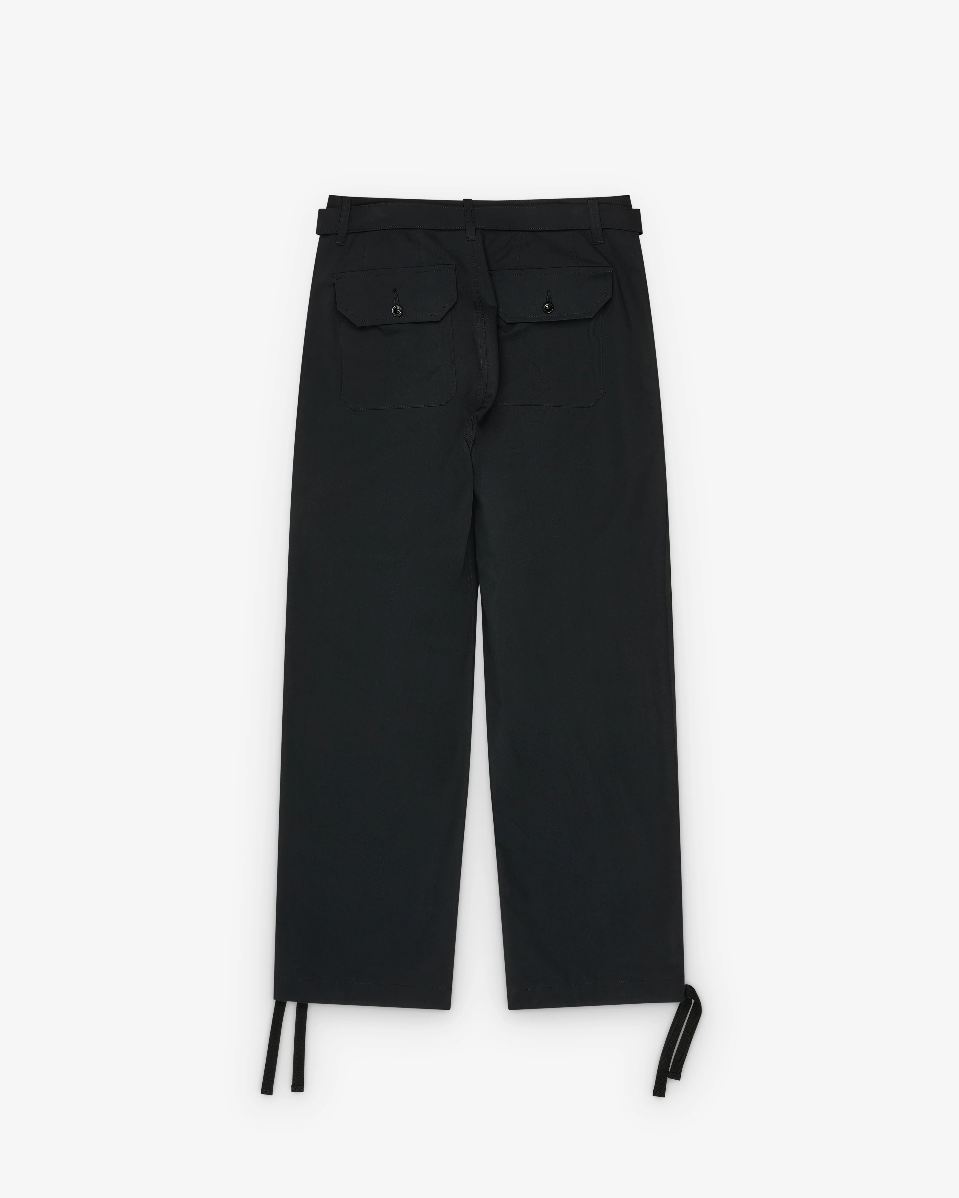 Sacai - Men's Weathercloth Pants - (Black) - Image 2