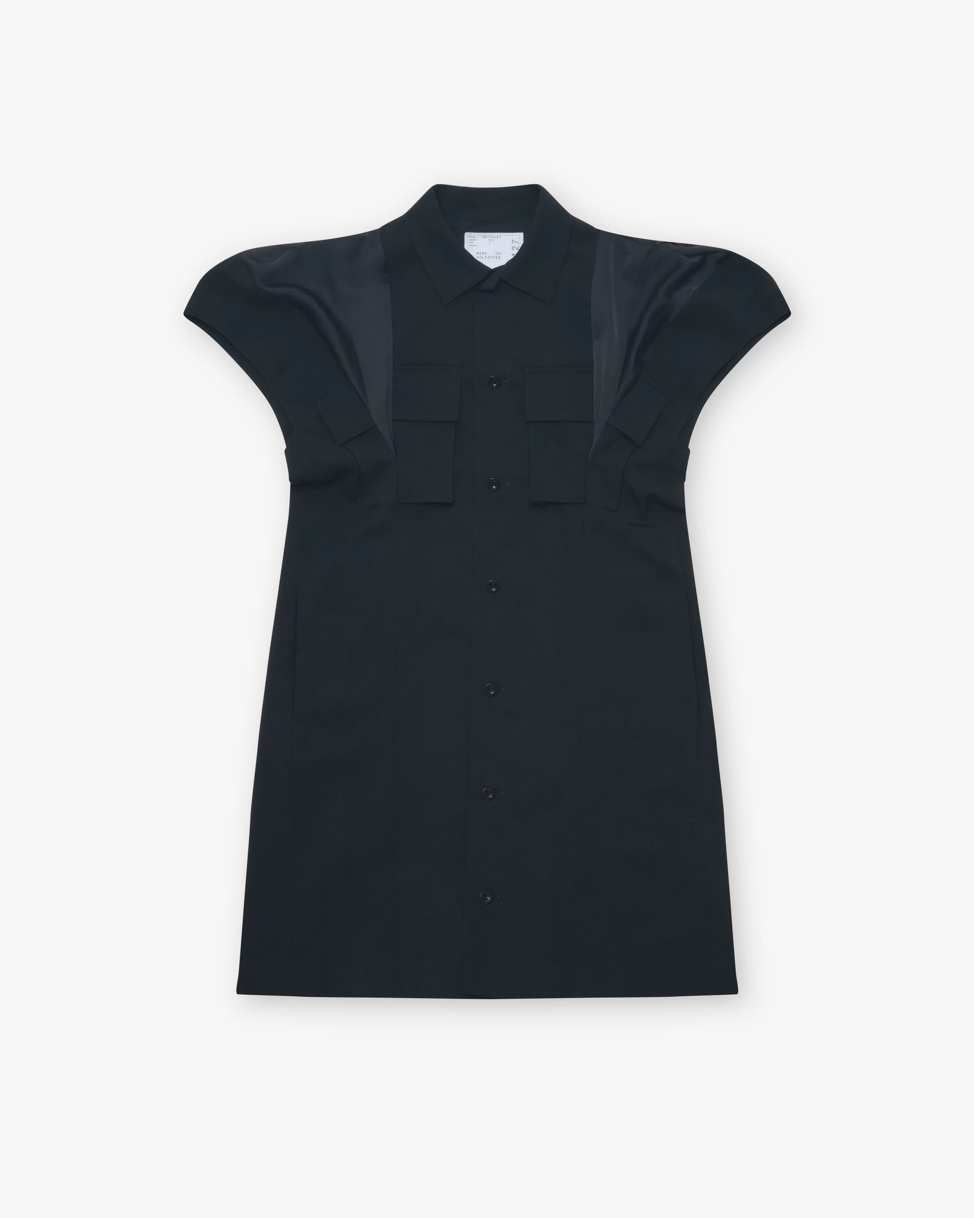 Sacai - Women's Wool Suiting Dress - (Black)