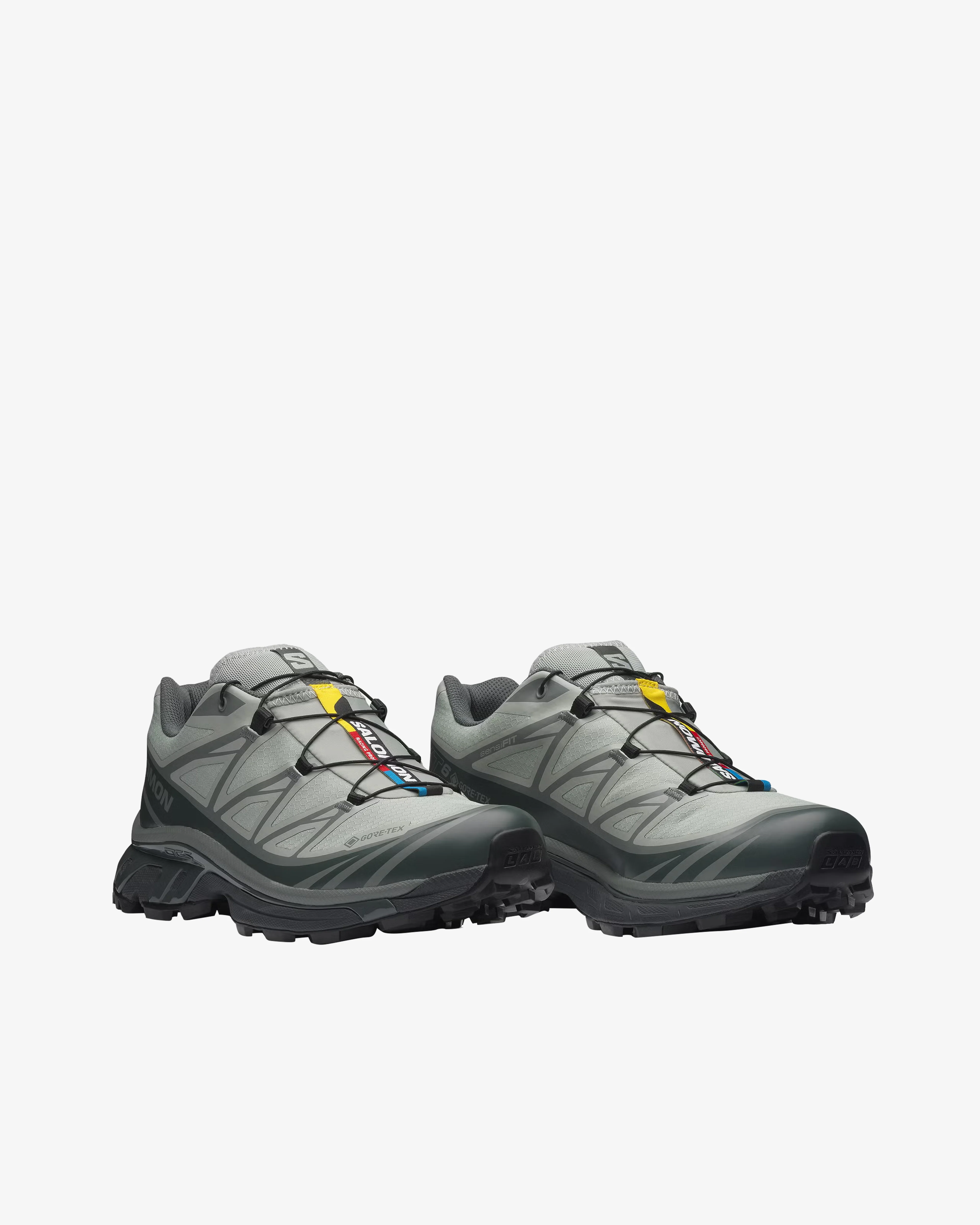 Salomon - Men's XT-6 Gore-Tex Sneakers - (Wrought Iron/Urban Chic) - Image 3