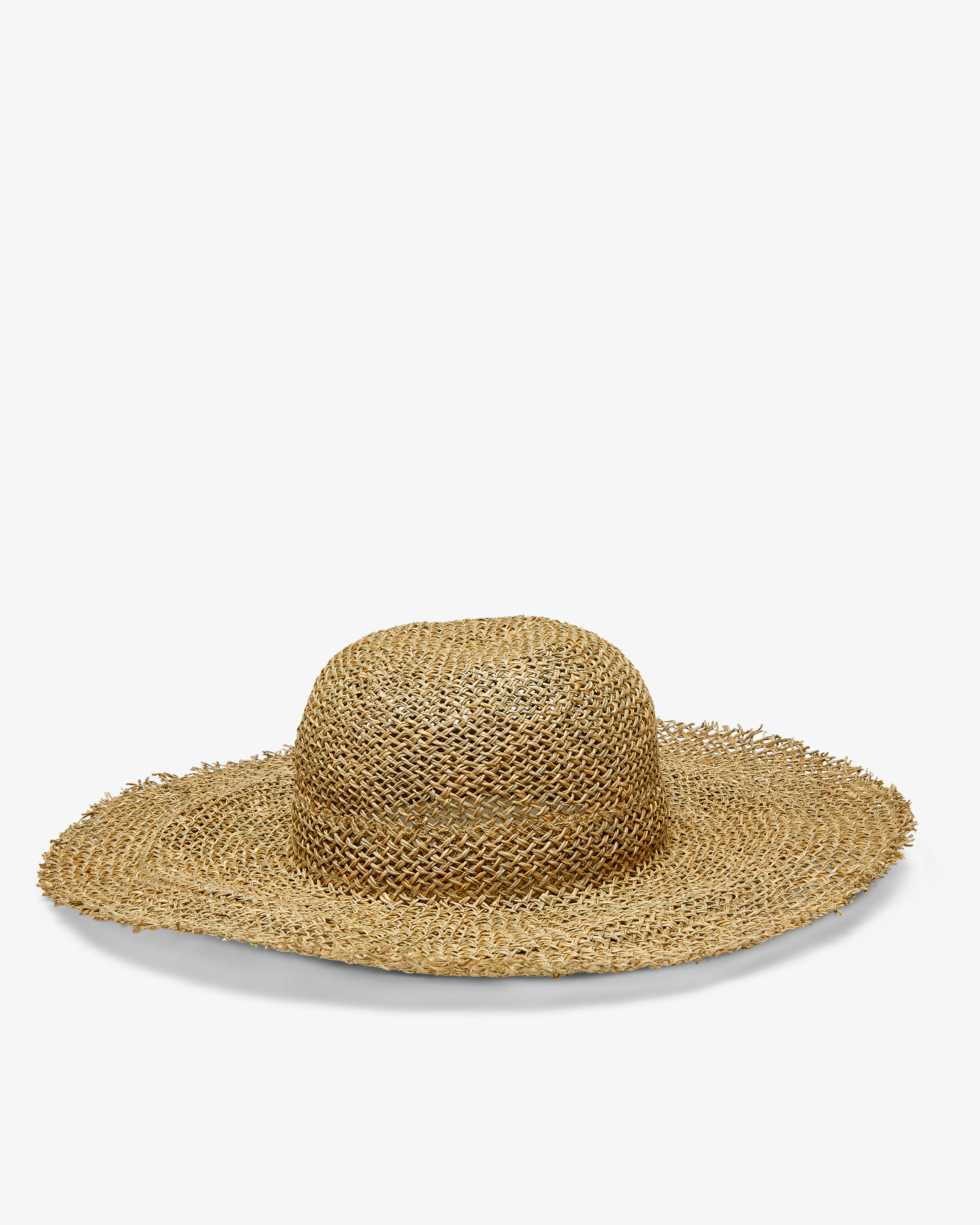 Scha - Women's Traveler Short Unique Woven Hat - (Natural) - Image 3