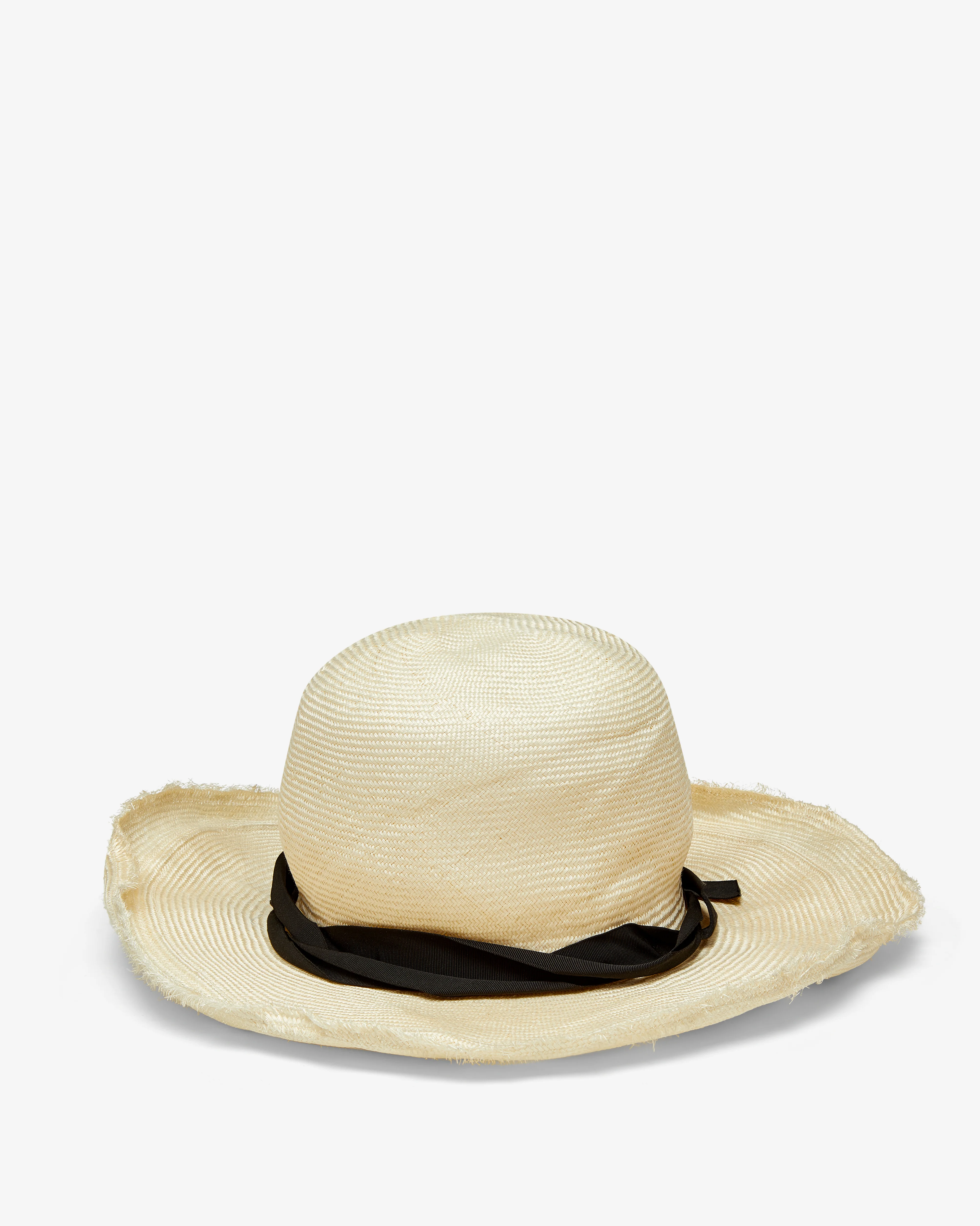 Scha - Women's Traveller Unique Straw Woven Hat - (Ecru) - Image 2