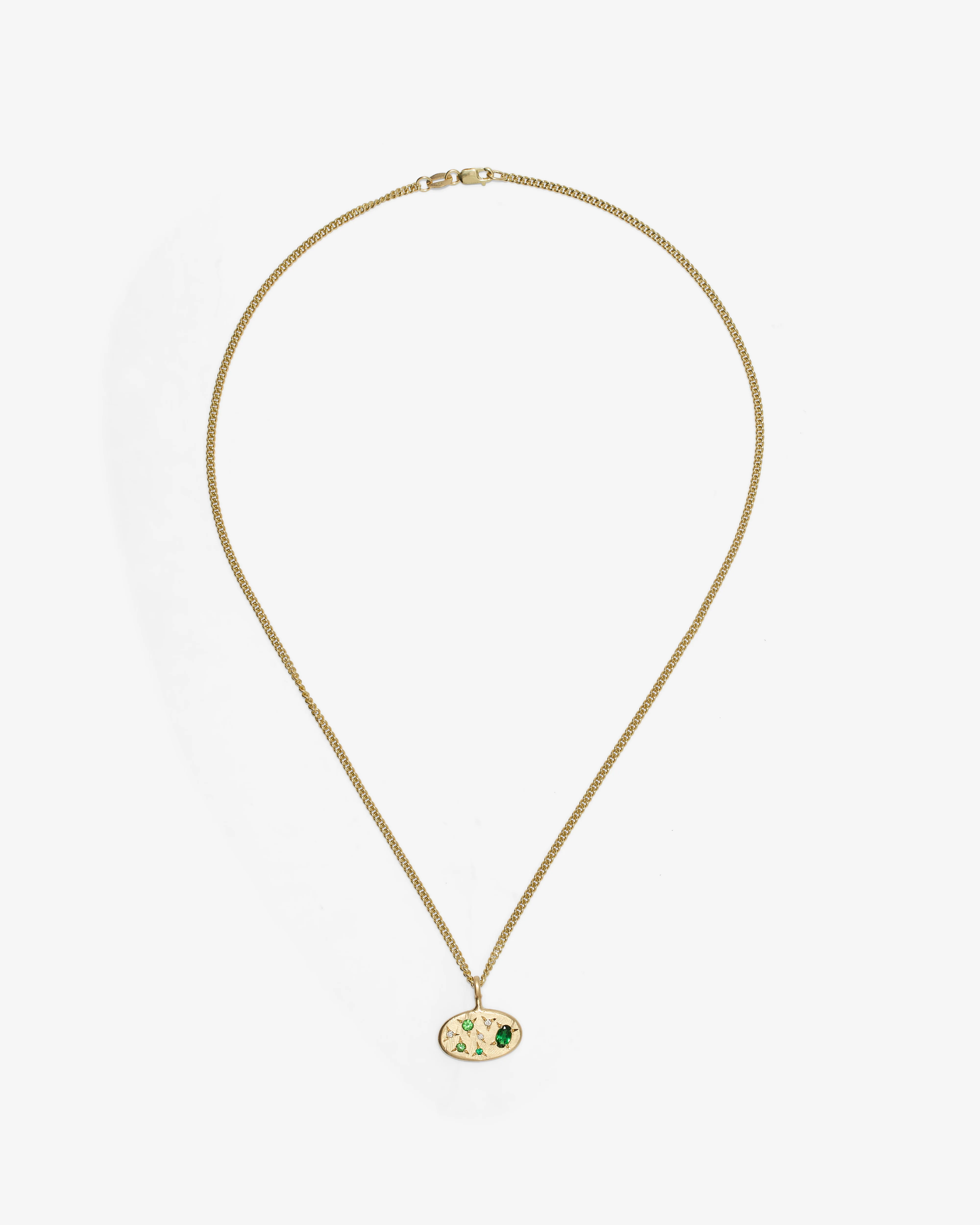 Seb Brown - Women's Oval Pendant - (Gold)