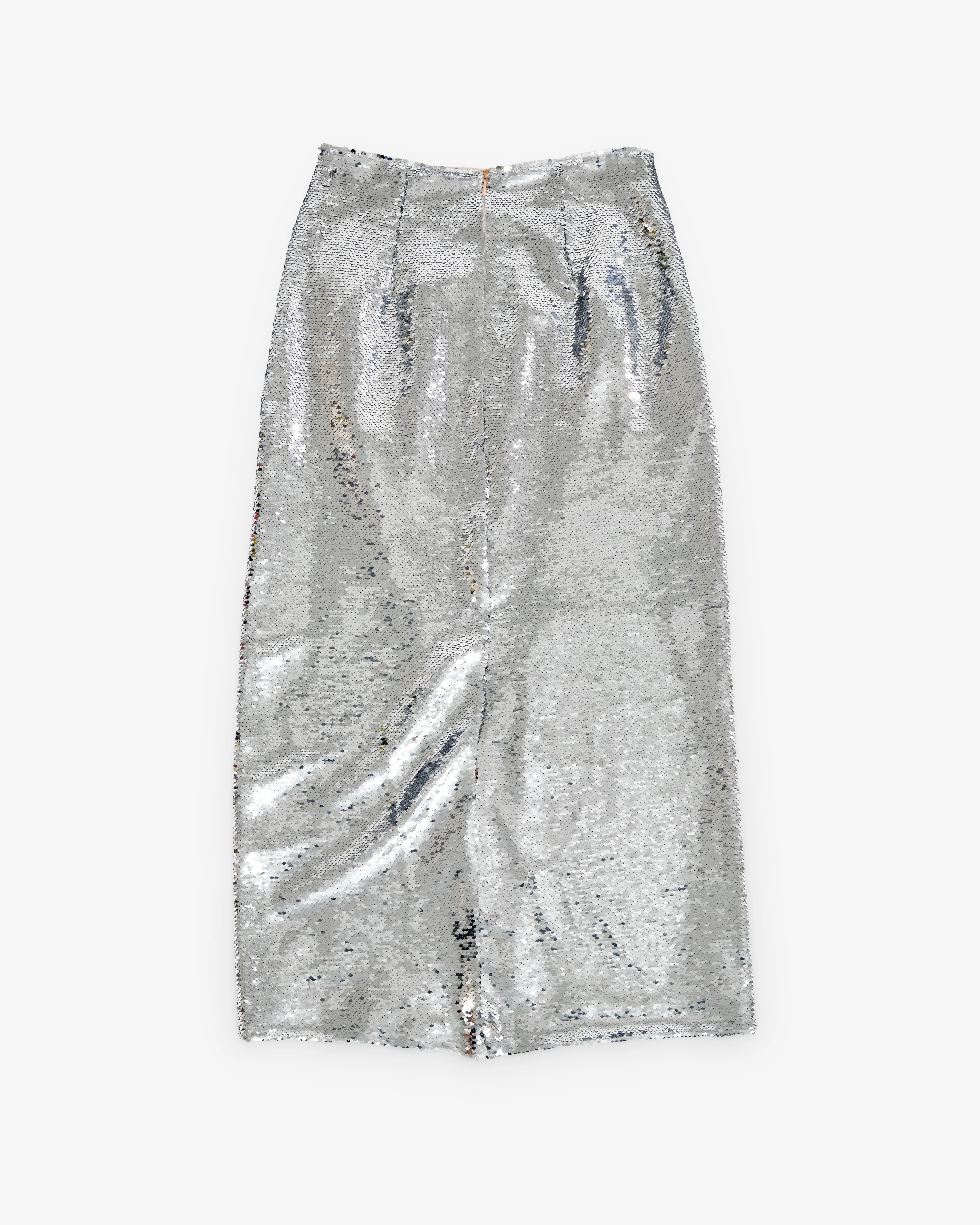 Simone Rocha - Women's Column Pencil Skirt - (Silver) - Image 2