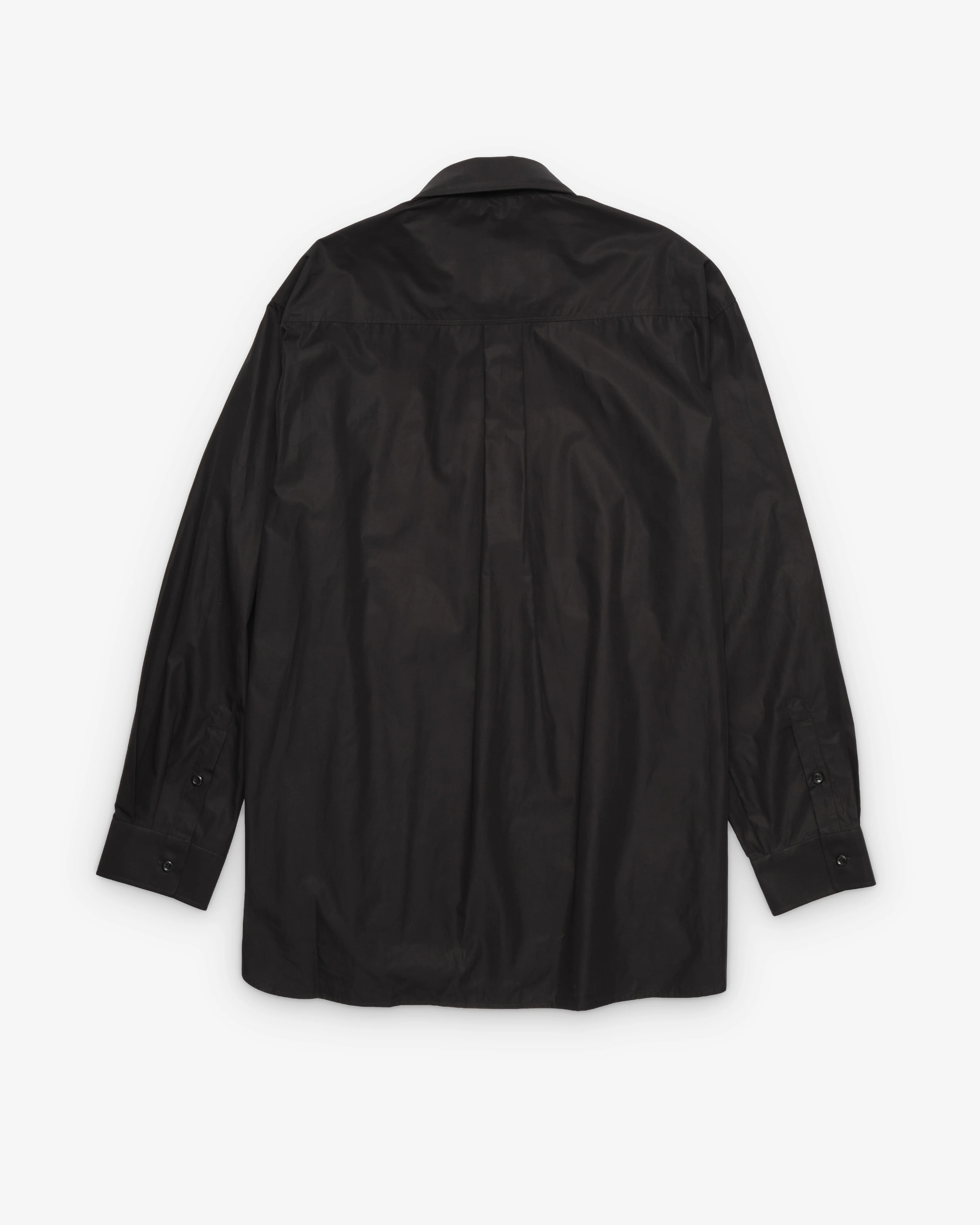 Simone Rocha - Men's Frill Flower Easy Shirt - (Black) - Image 2