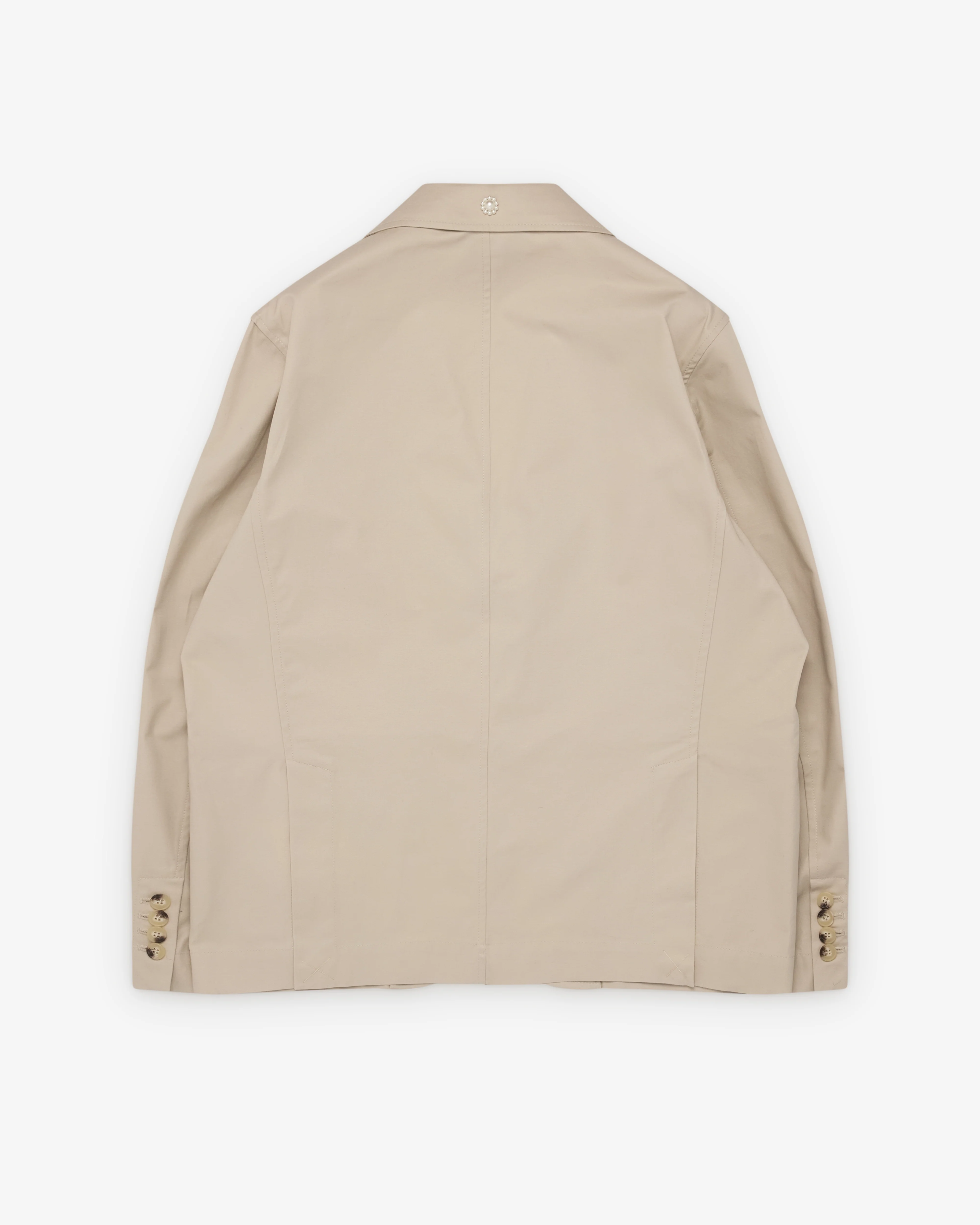 Simone Rocha - Men's Relaxed Blazer With Daisy - (Stone) - Image 2