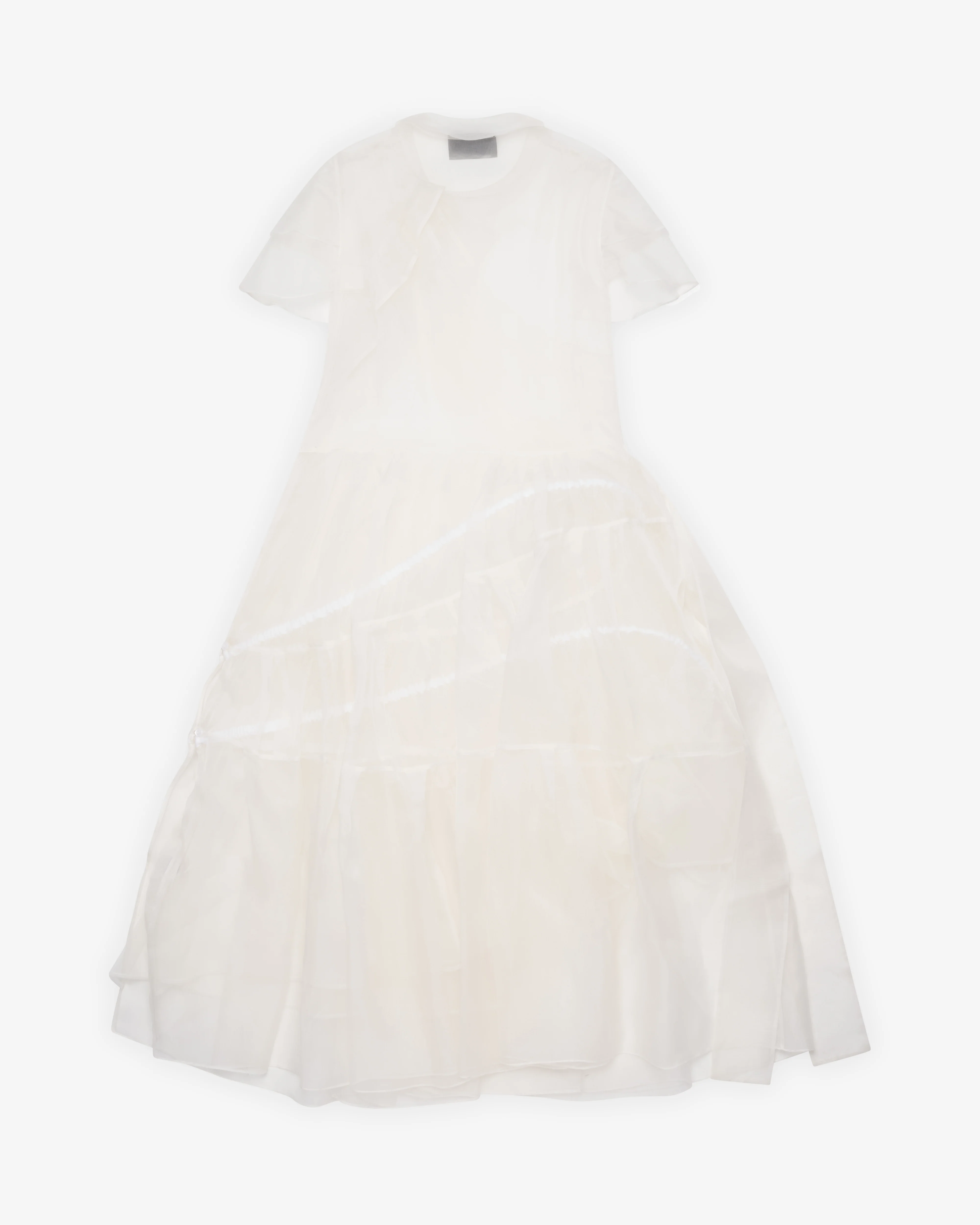 Simone Rocha - Women's Sheer Bow Sash Dress - (Ivory) - Image 2