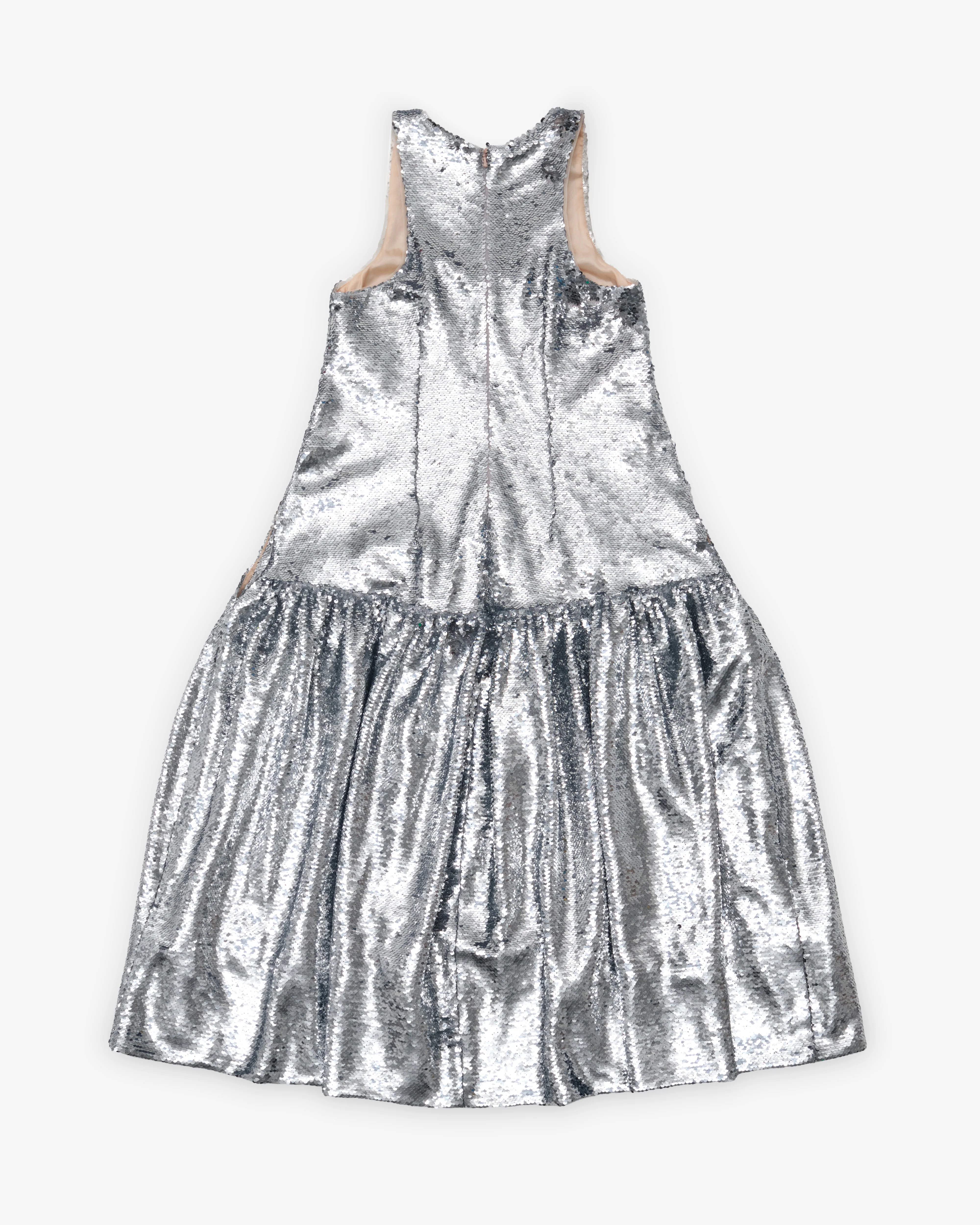 Simone Rocha - Women's Tapered Back Flounce Dress - (Silver) - Image 2