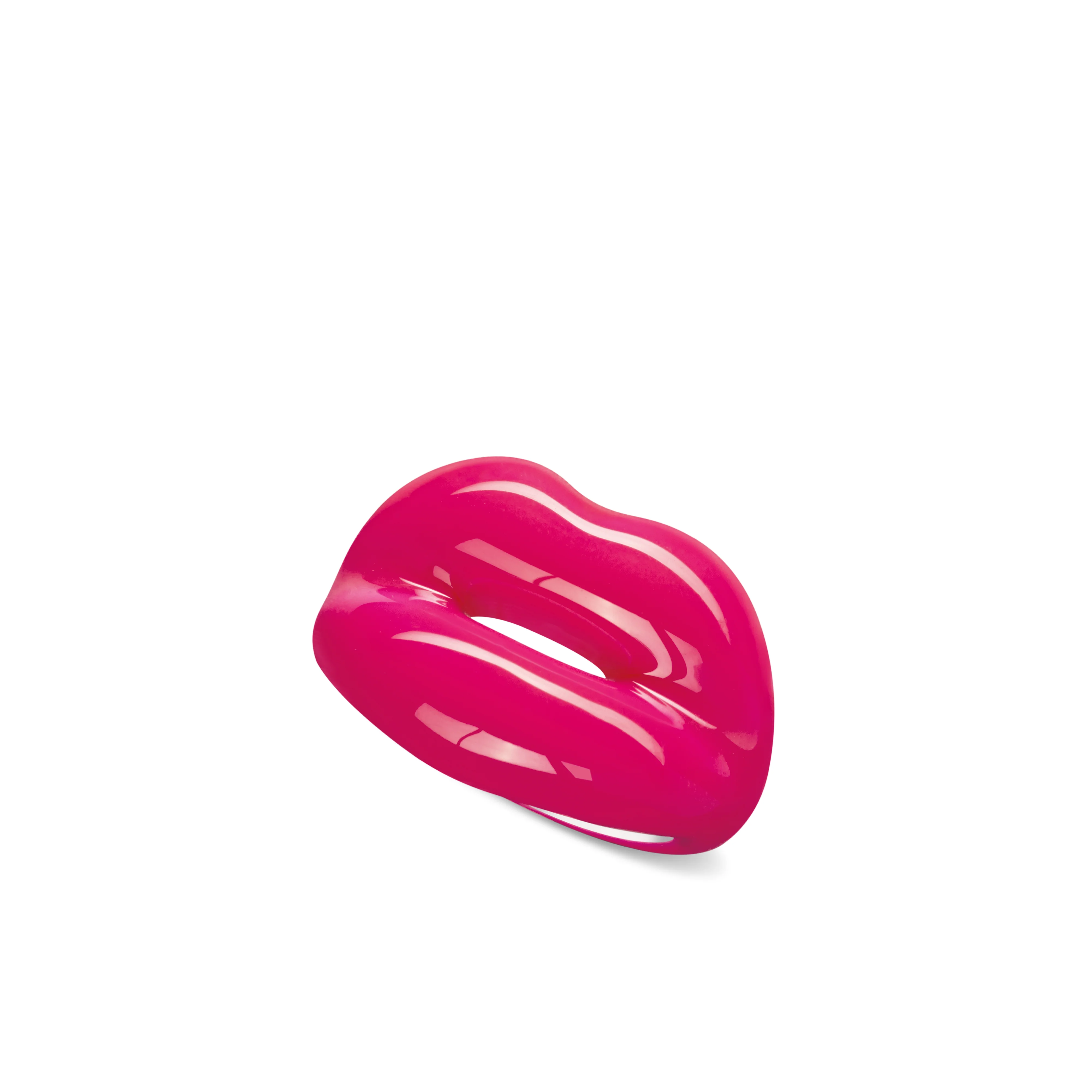 Solange - Hotlips Ring - (Neon Pink) - Image 3