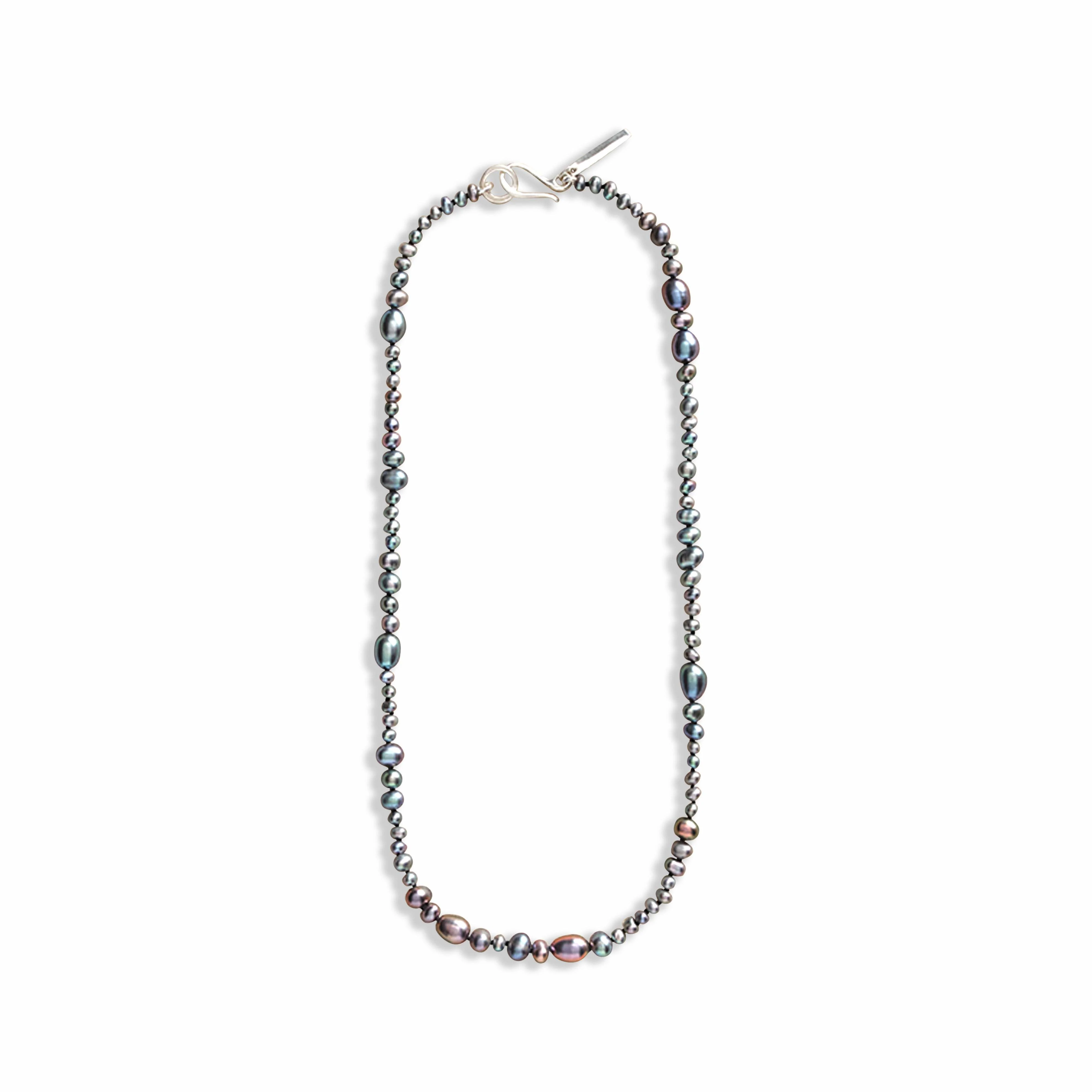 Sophie Buhai - Peacock Pearl Mermaid Necklace - (Sterling Silver) - Image 2