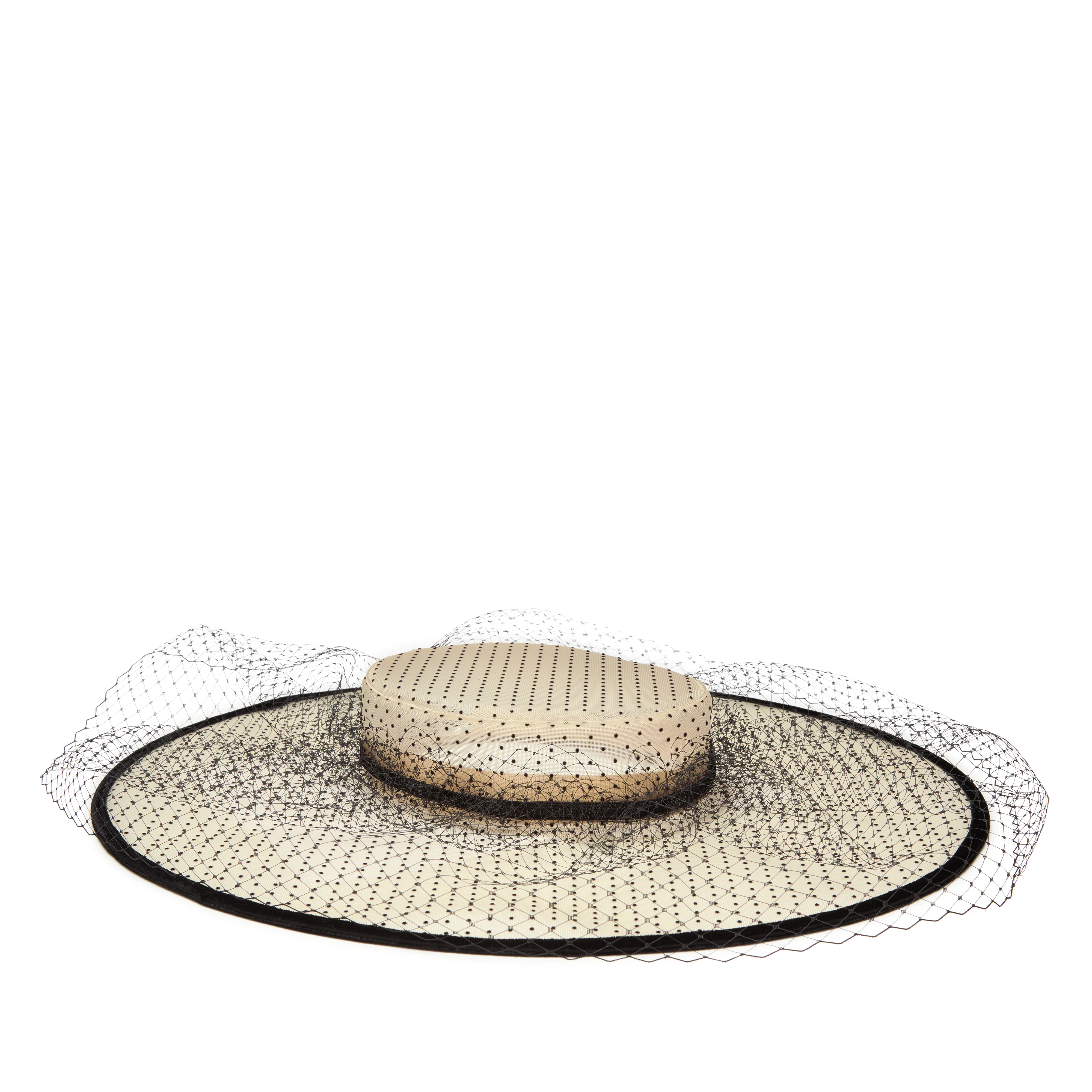 Stephen Jones - Women's Hayworth Hat - (Natural/Black) - Image 3