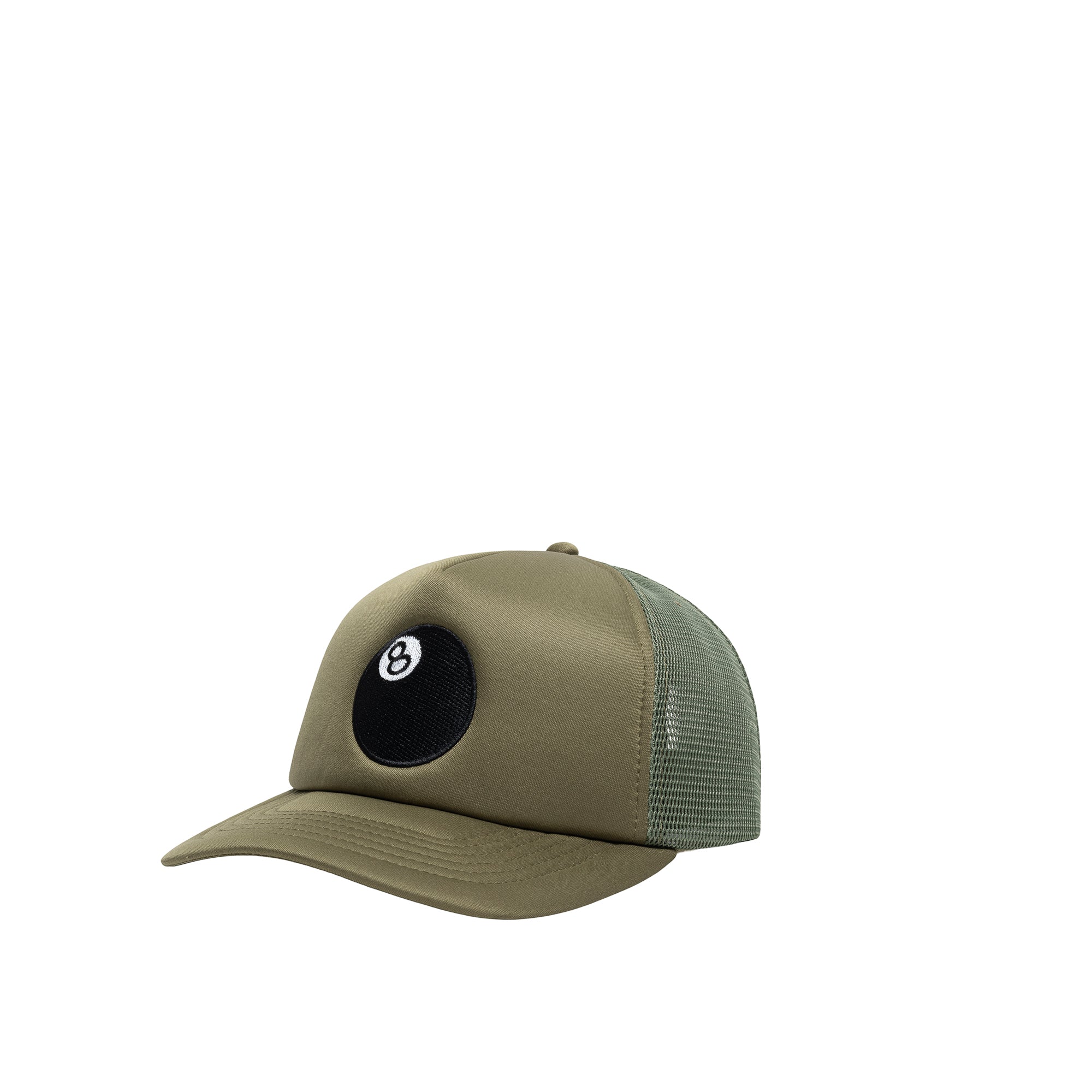 Stüssy - 8 Ball Trucker Cap - (Olive)