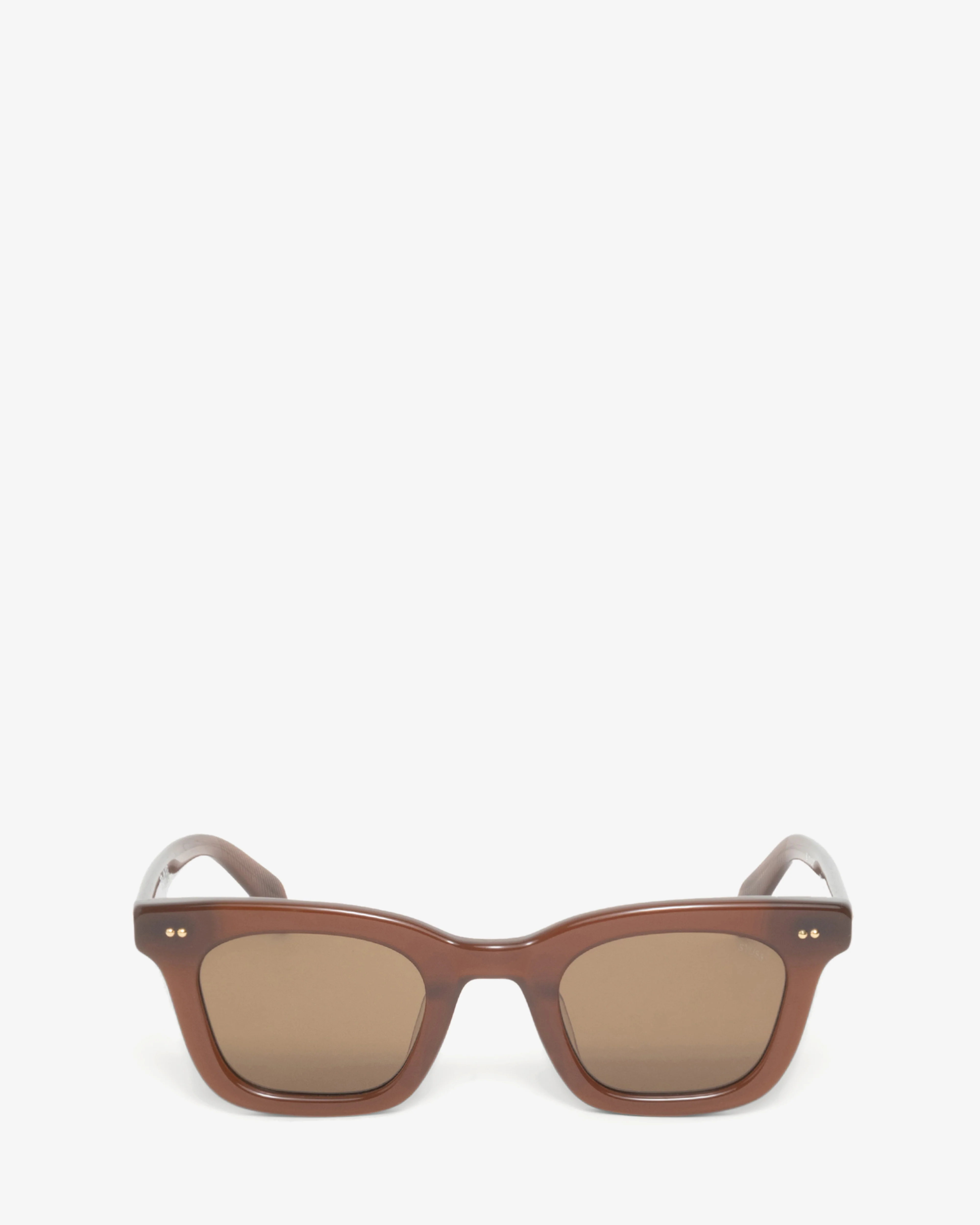 Stüssy - Ace Sunglasses - (Dark Brown/Brown Lens)