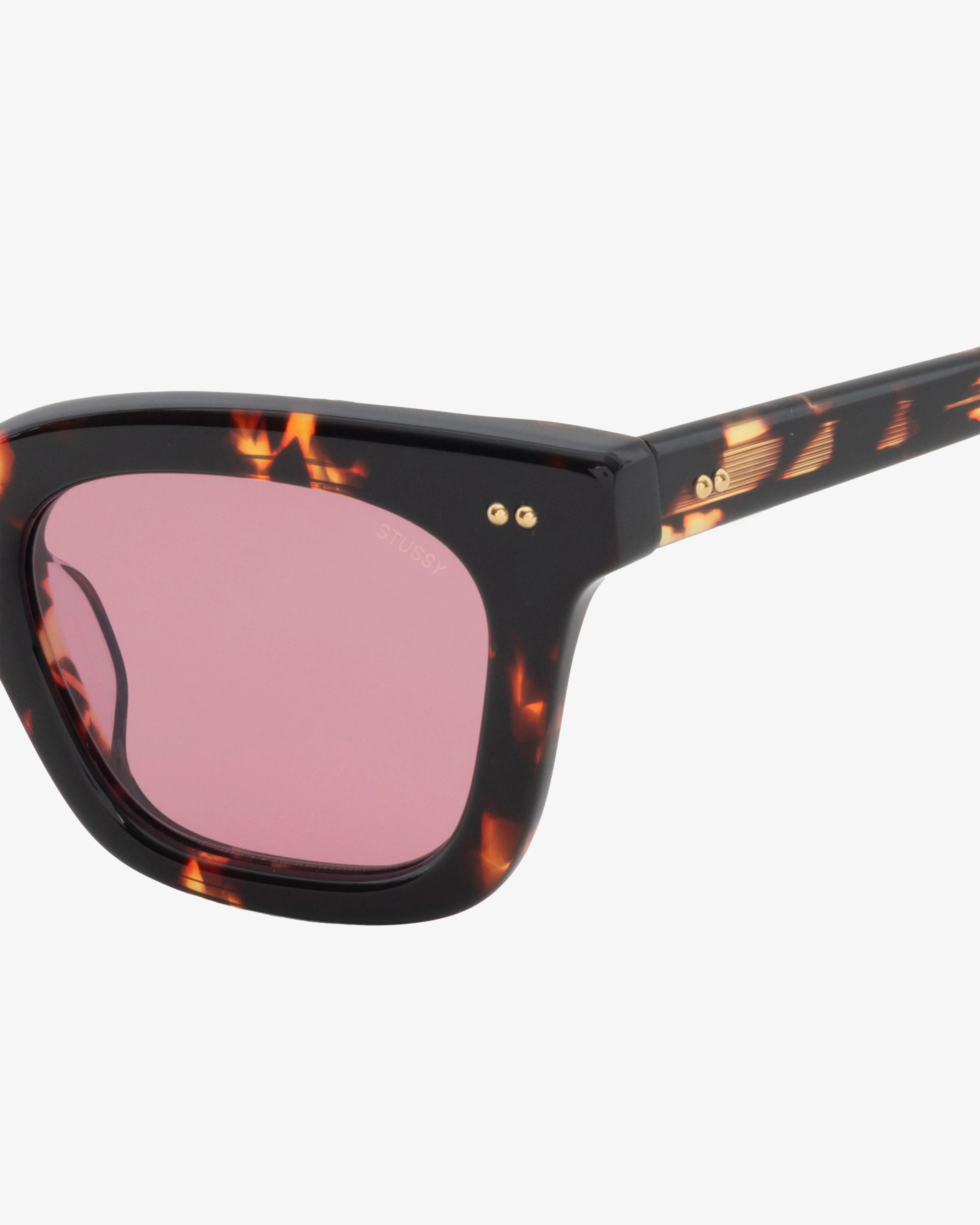 Stüssy - Ace Sunglasses - (Tortoise/Pink) - Image 4