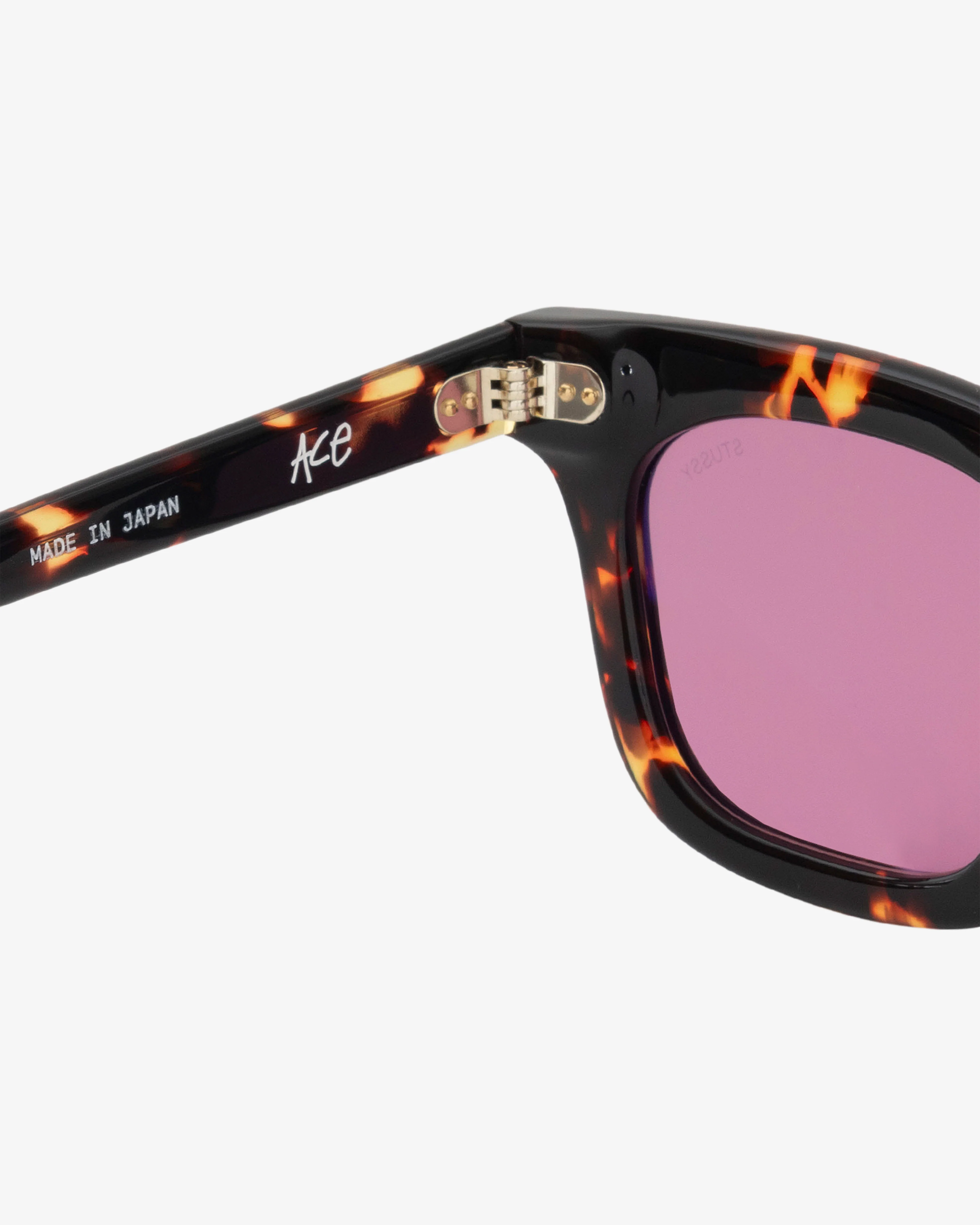 Stüssy - Ace Sunglasses - (Tortoise/Pink) - Image 5