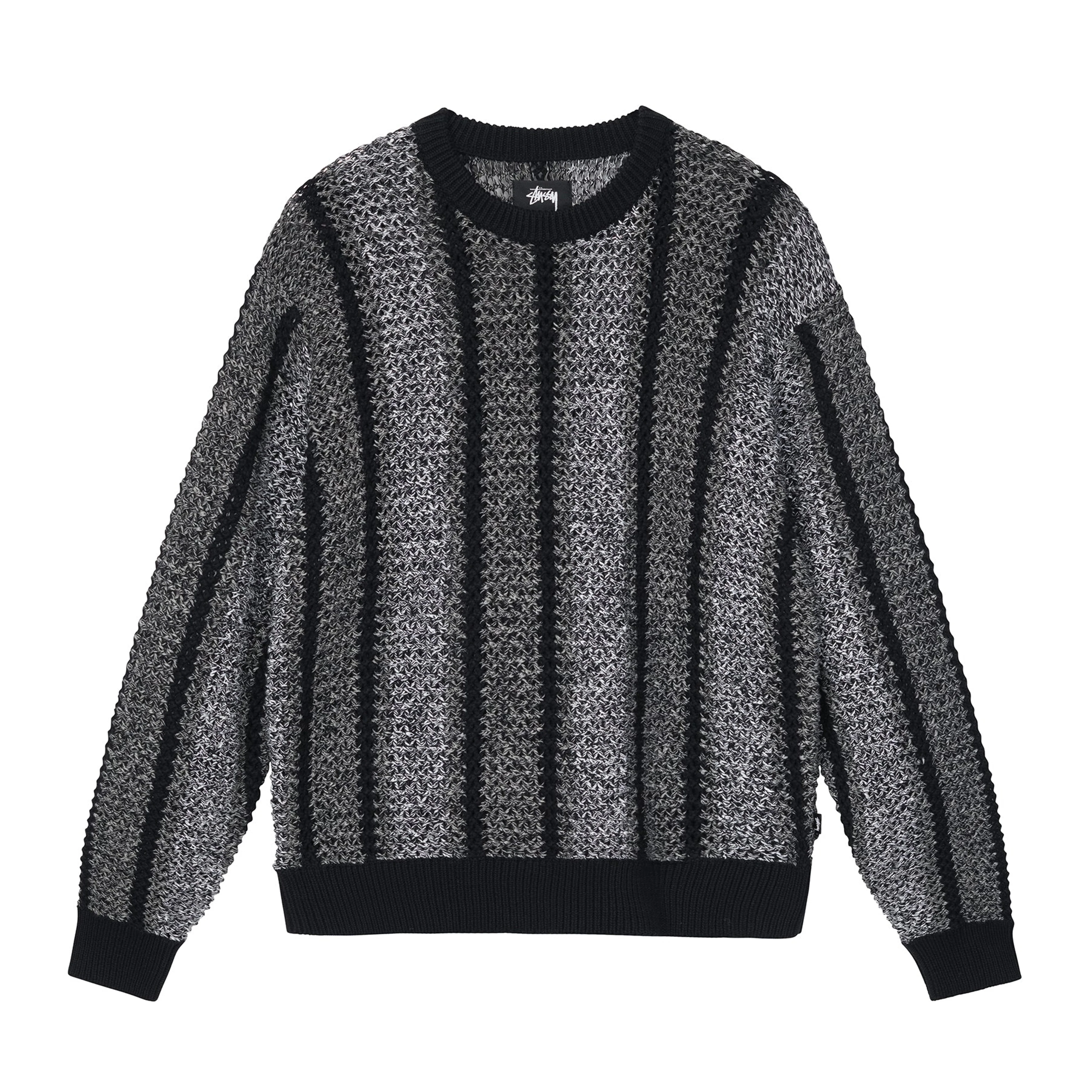 Stüssy - Baja Loose Gauge Sweater - (Black)