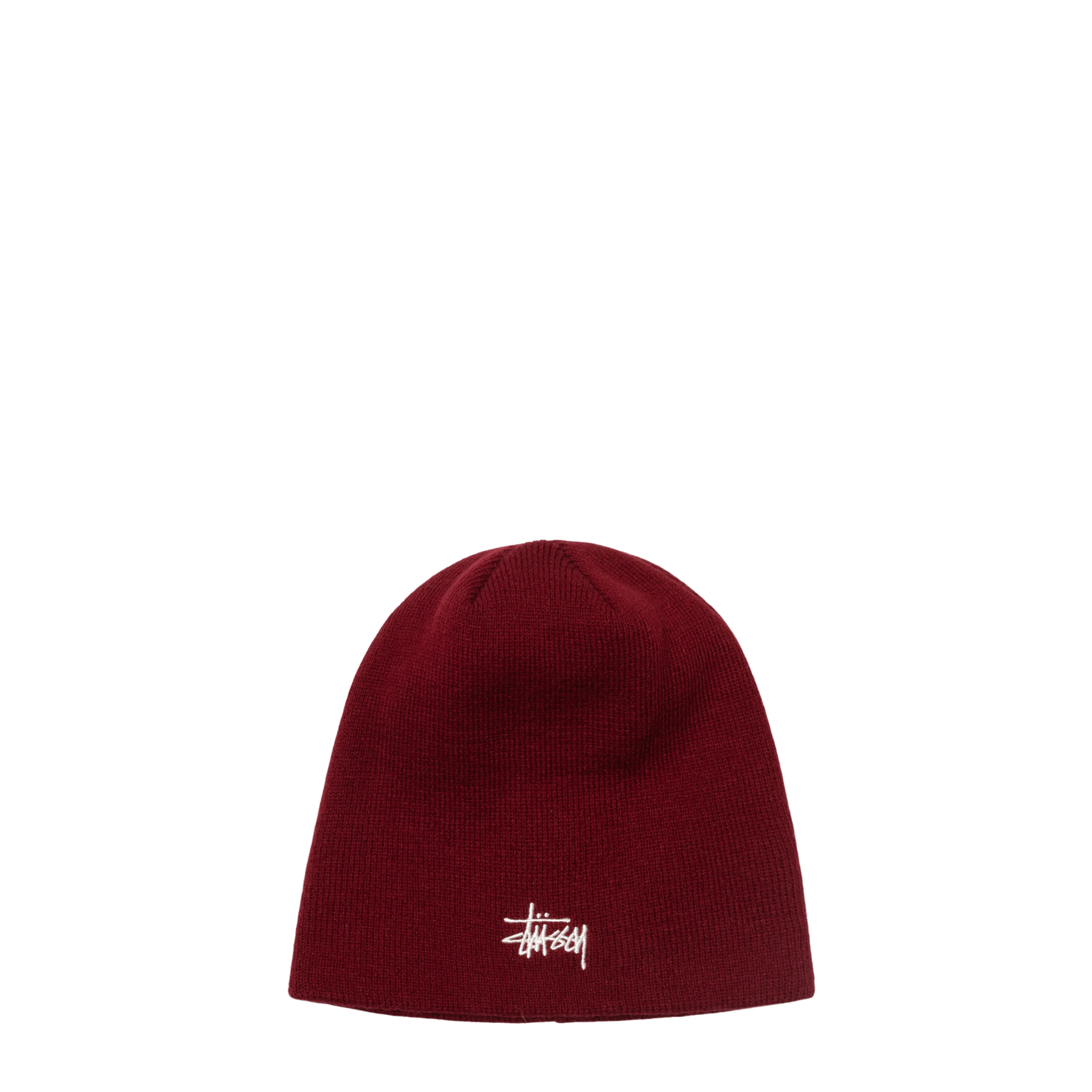 Stüssy - Basic Skullcap Beanie - (Burgundy)